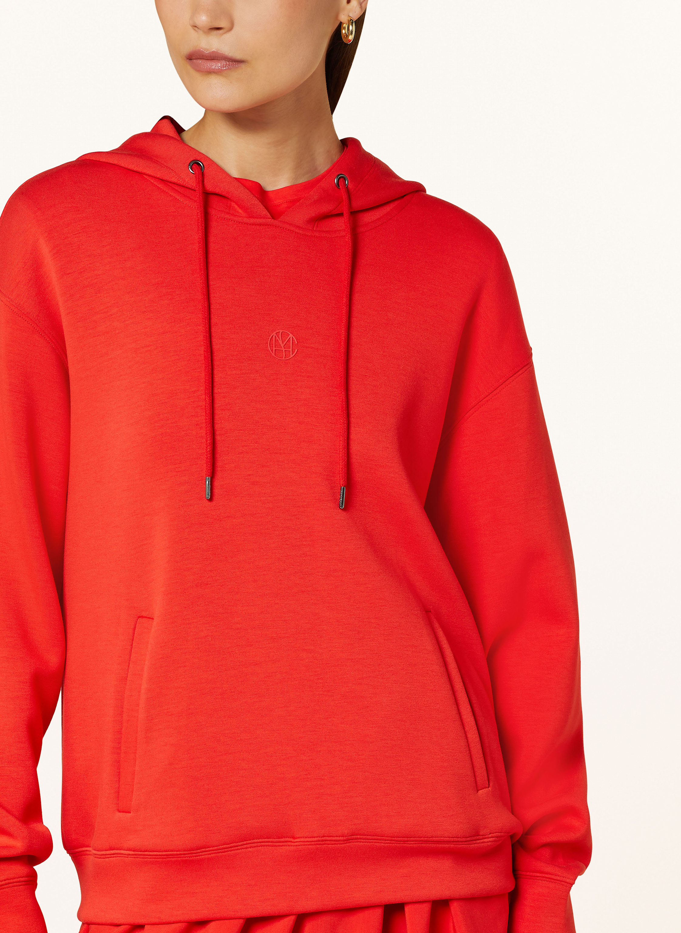 Thumbnail - Msch Copenhagen Hoodie Mschima rot