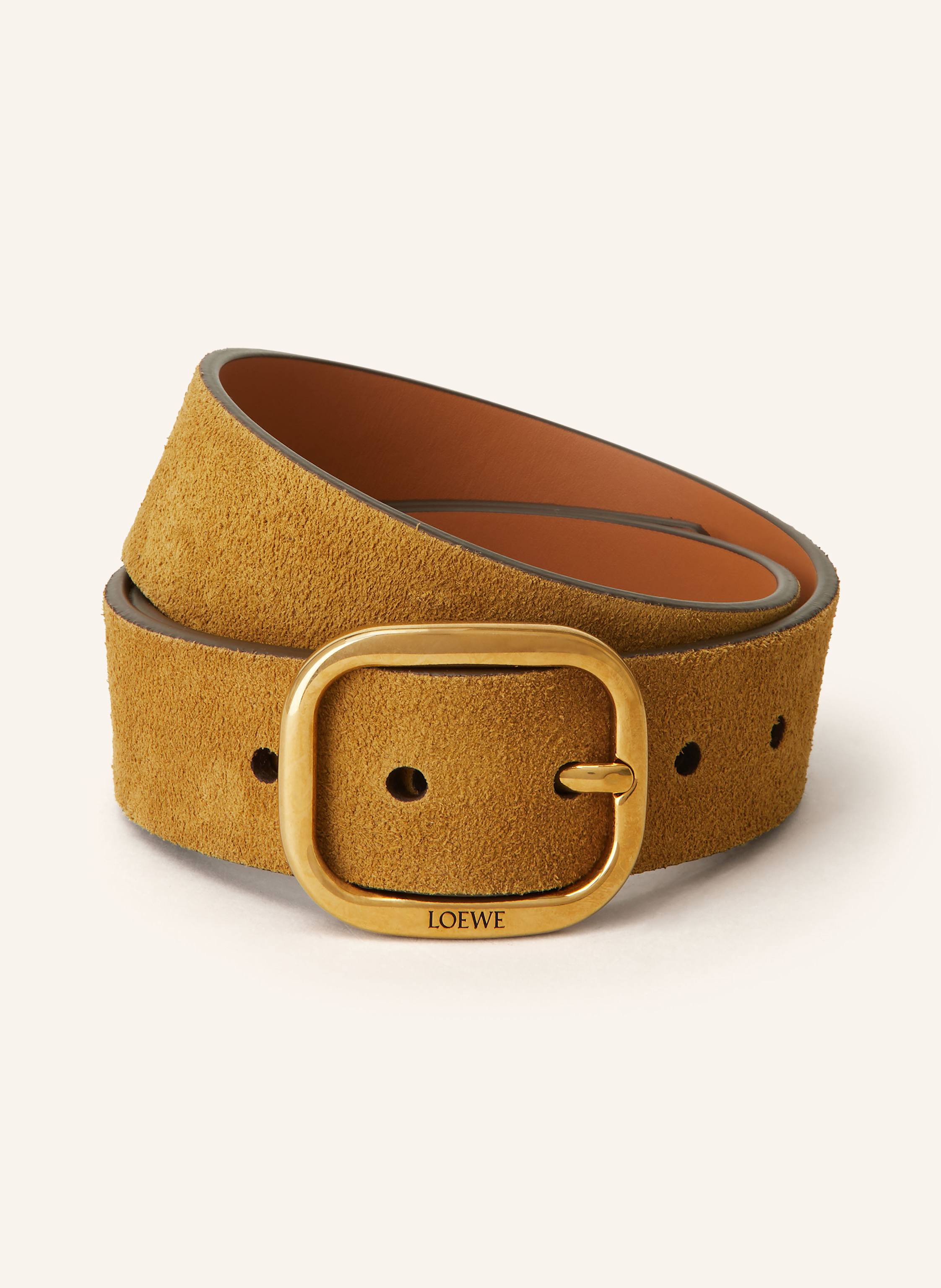LOEWE Leather belt in cognac