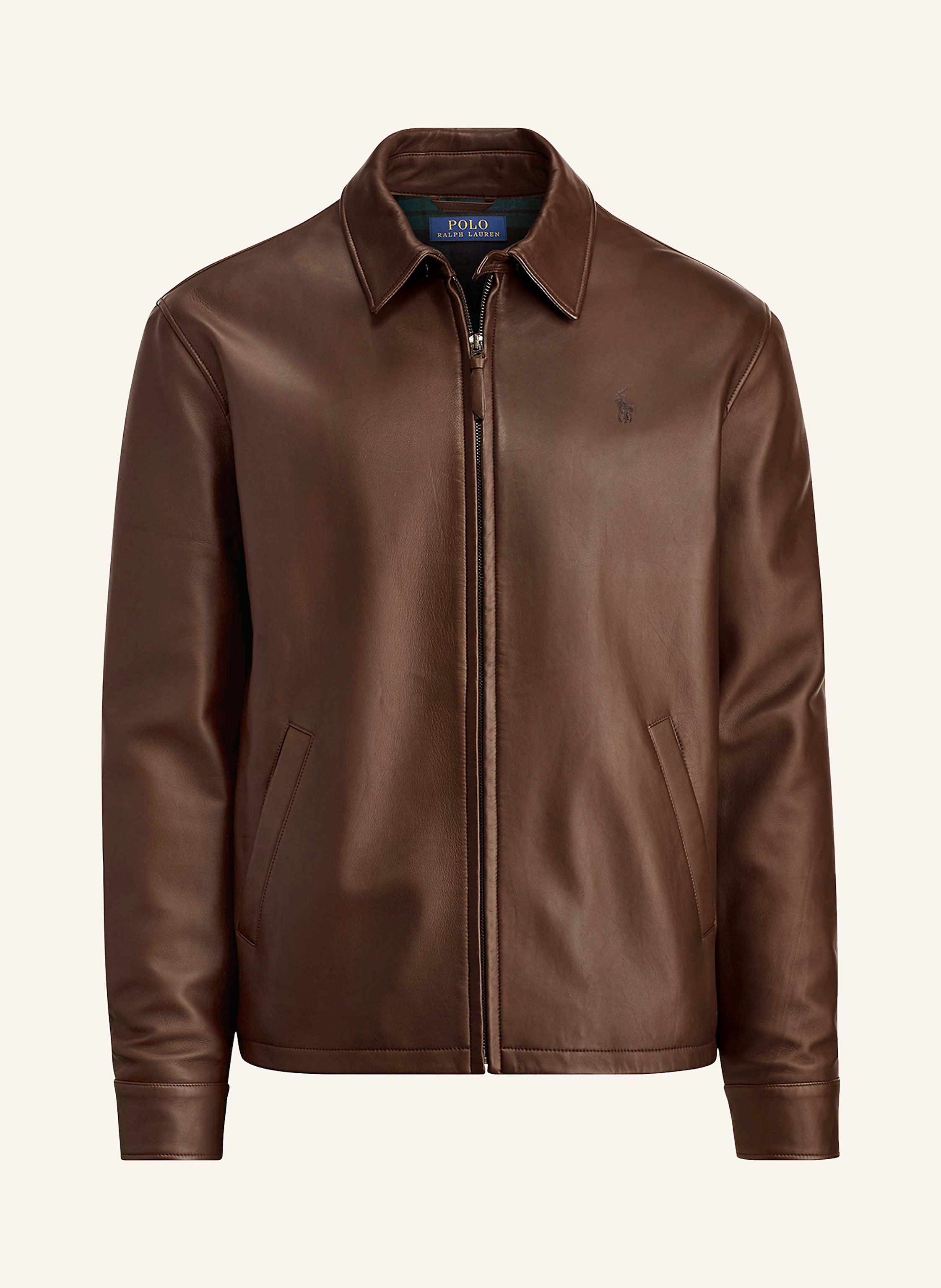 ジャケット・アウター 90s Polo Ralph Lauren Brown Leather jkt Vintage 90s Polo Ralph Lauren Men's Light Brown Leather