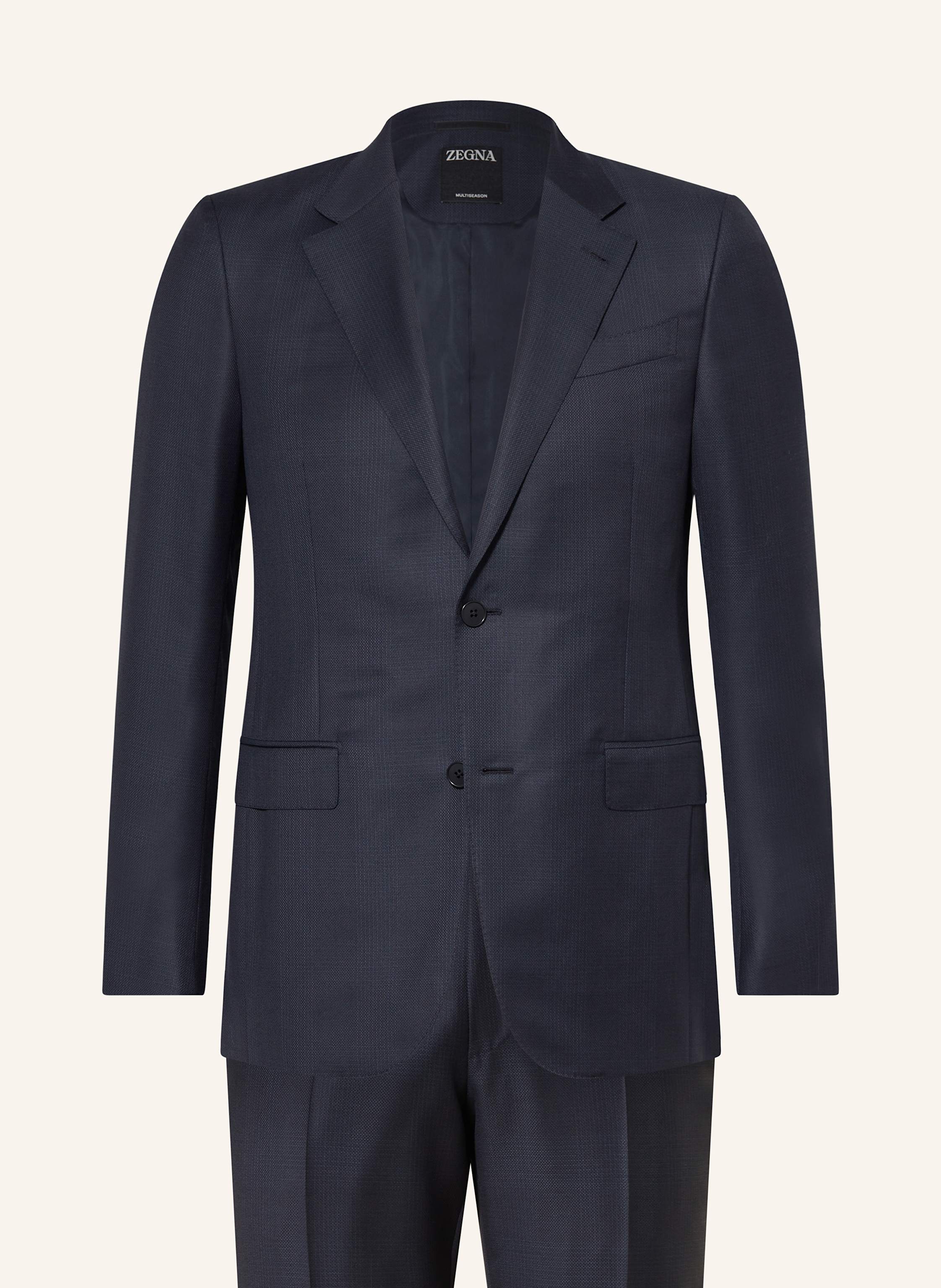 Zegna Zegna Anzug Extra Slim Fit blau in DUNKELBLAU
