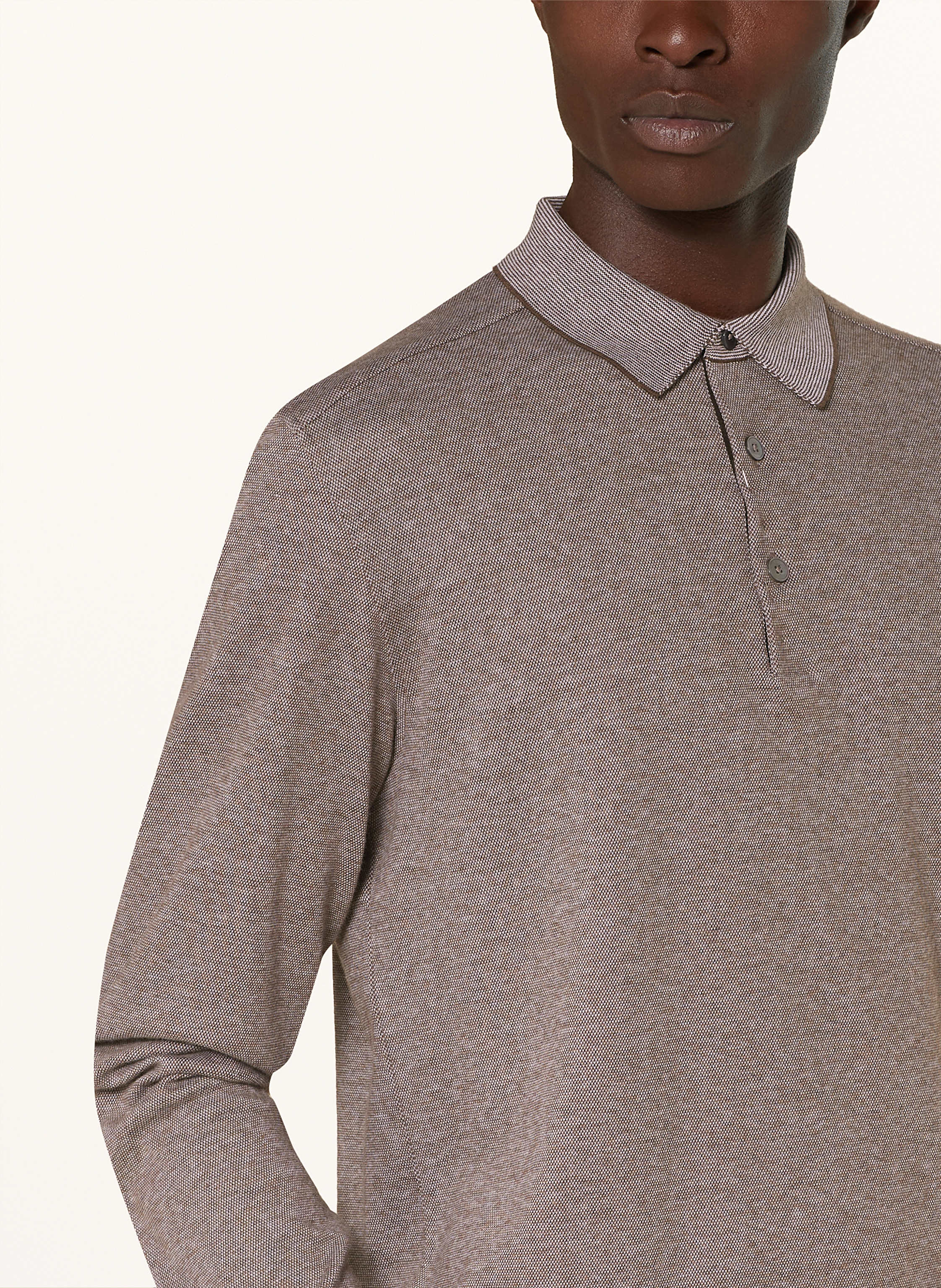 Thumbnail - Zegna Piqué-Poloshirt braun