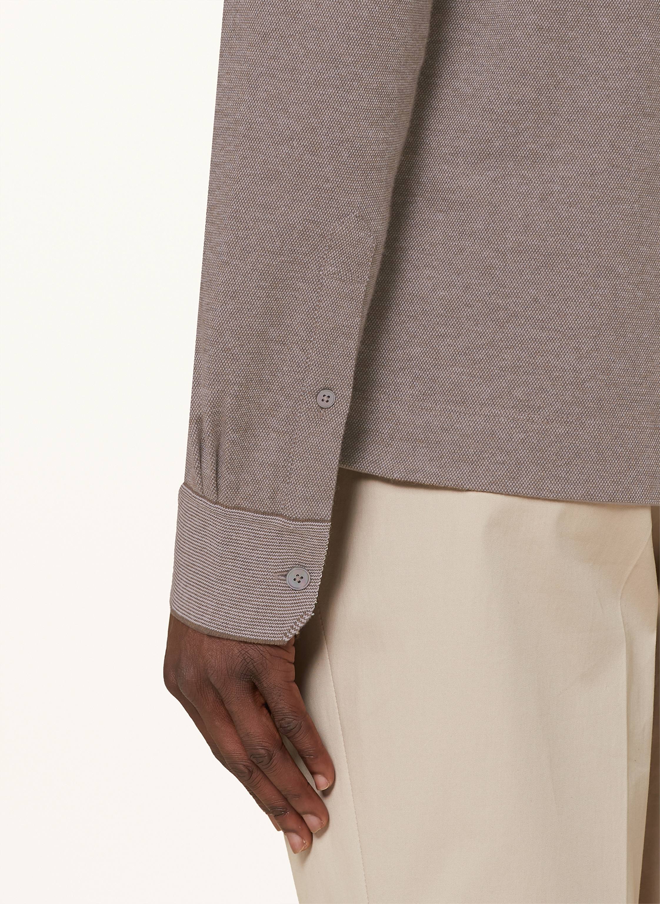 Thumbnail - Zegna Piqué-Poloshirt braun