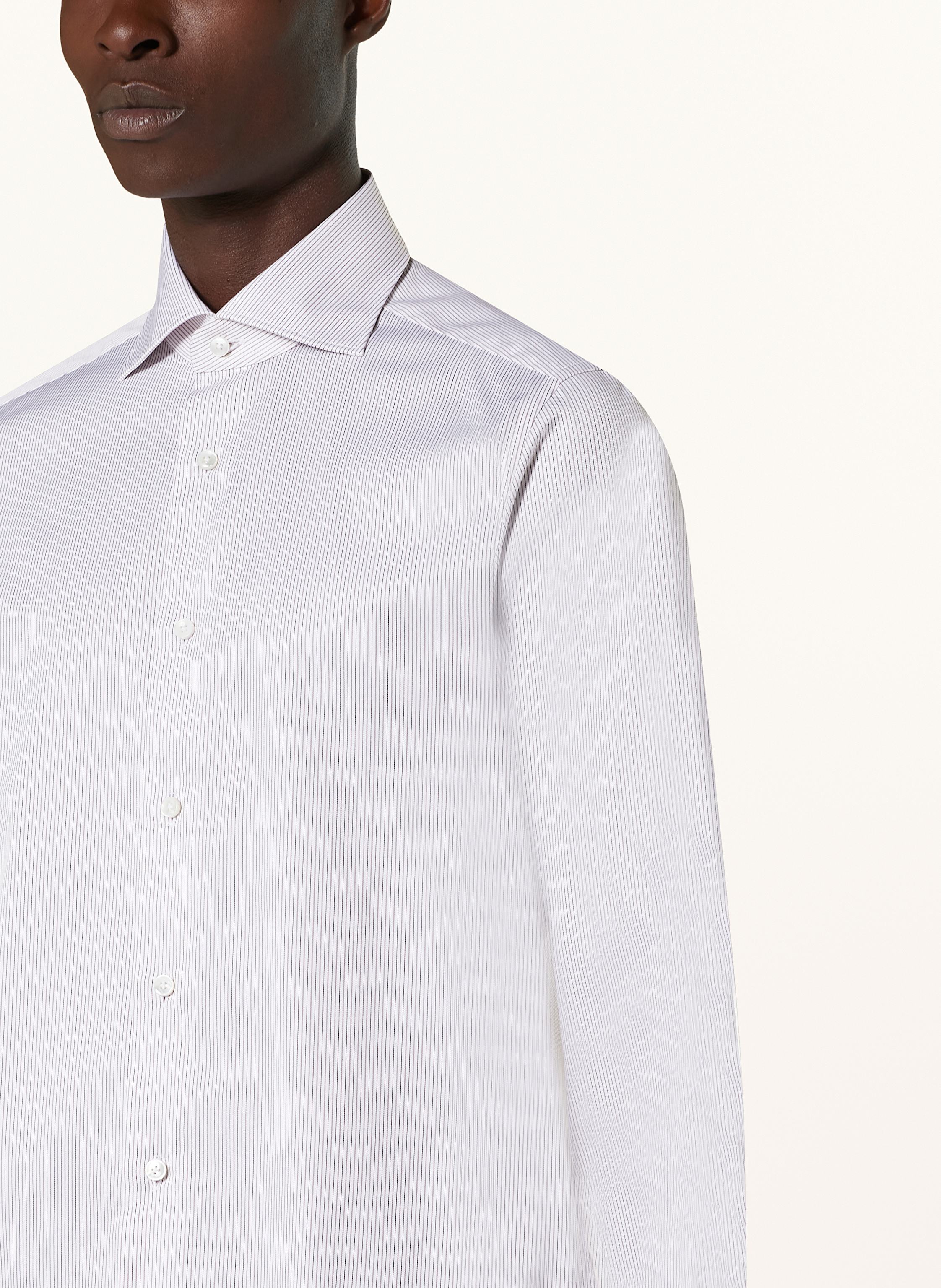 Thumbnail - Zegna Hemd Slim Fit rot