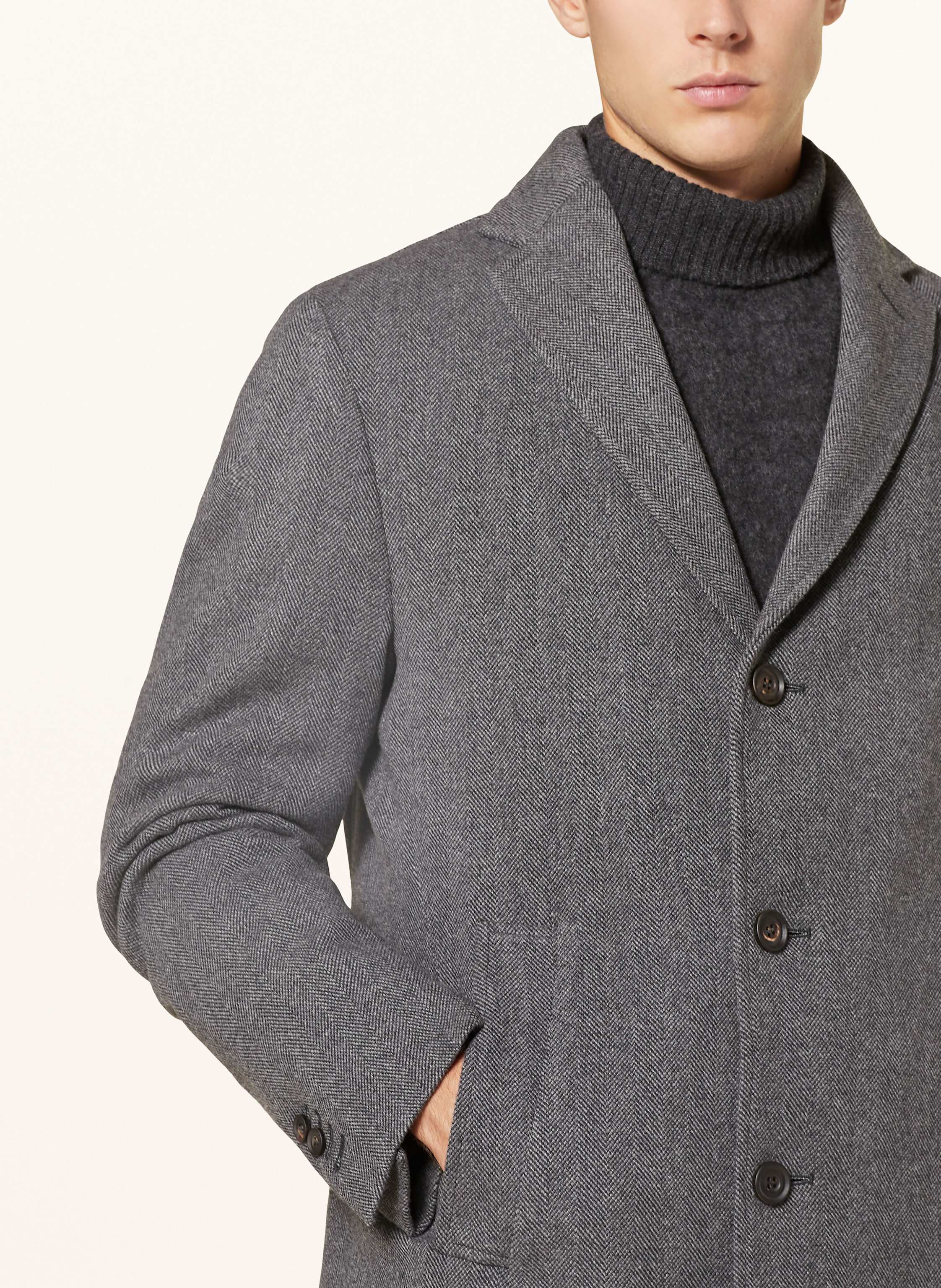 Thumbnail - Corneliani Wollmantel grau