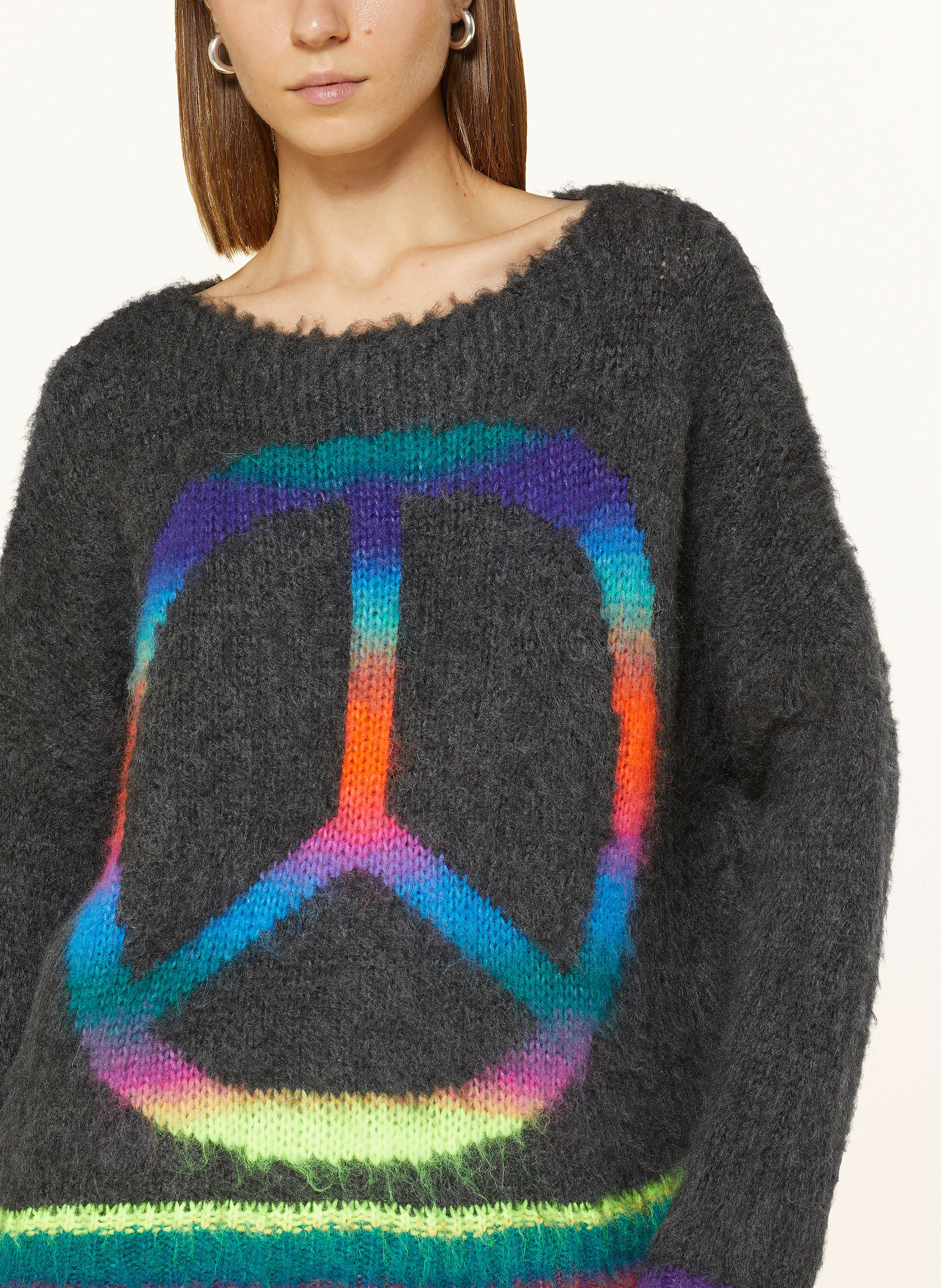 Thumbnail - Miss Goodlife Pullover Mit Alpaka grau