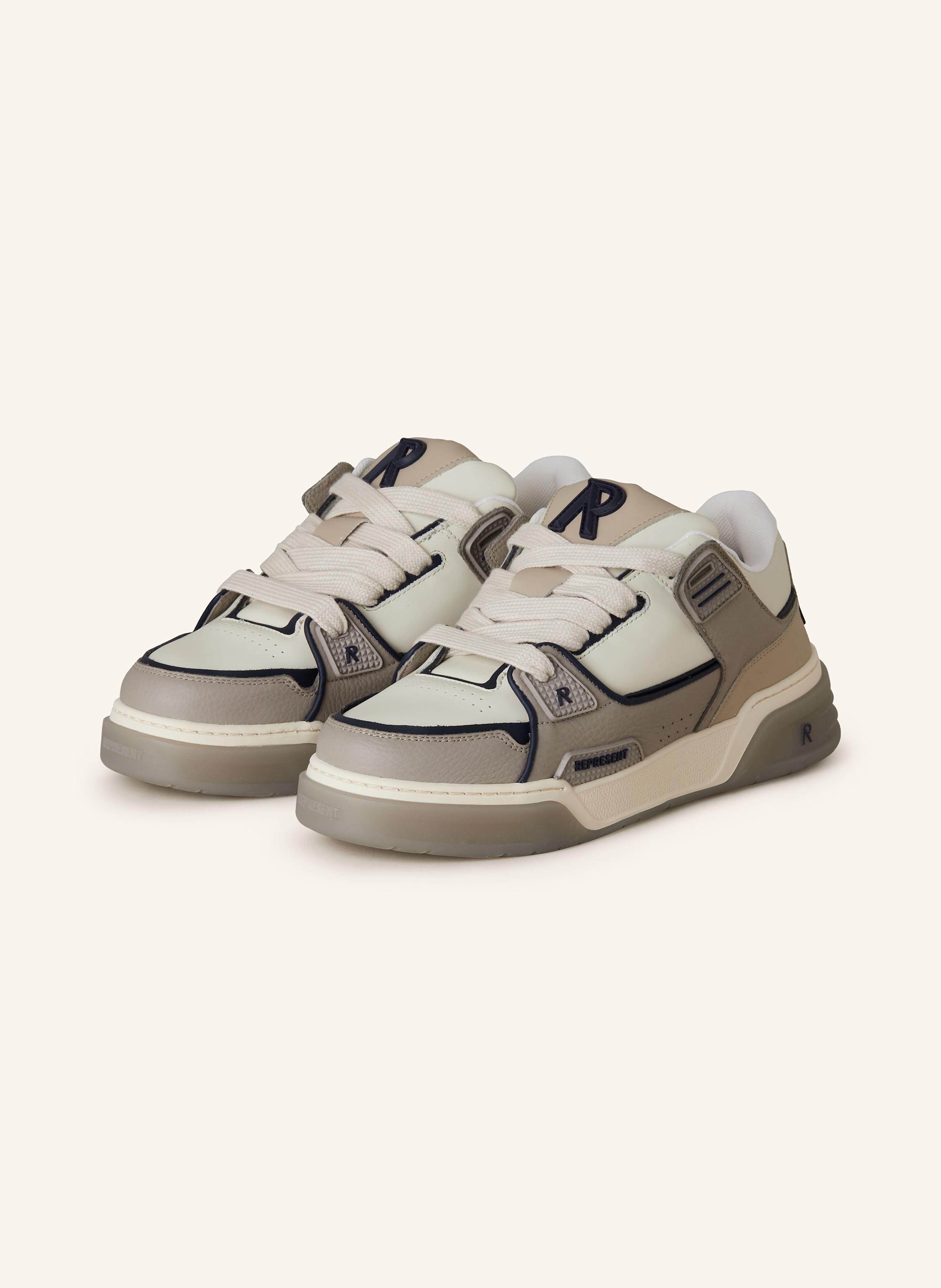REPRESENT Sneakers STUDIO in white taupe black
