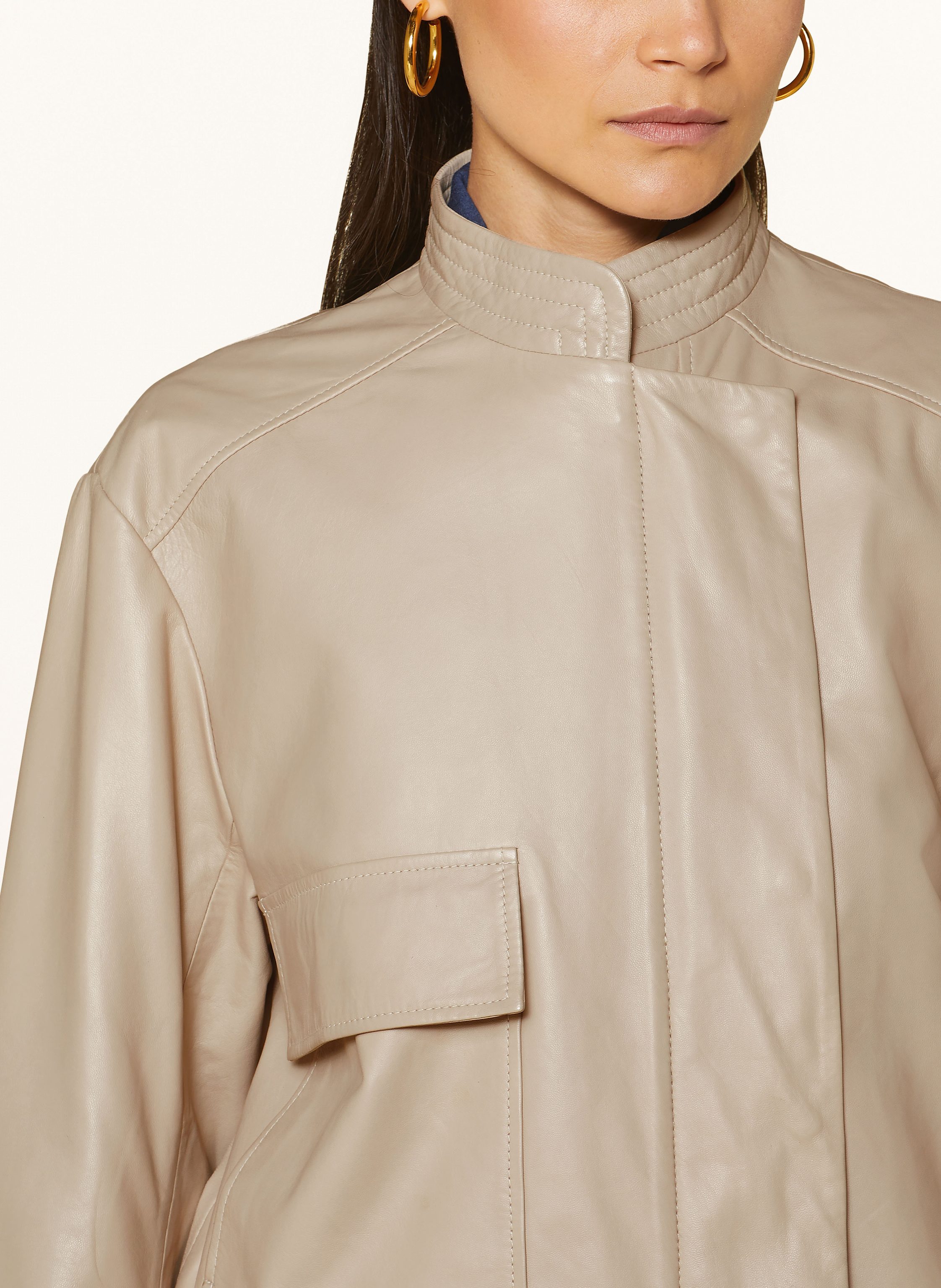 Thumbnail - Riani Lederjacke beige