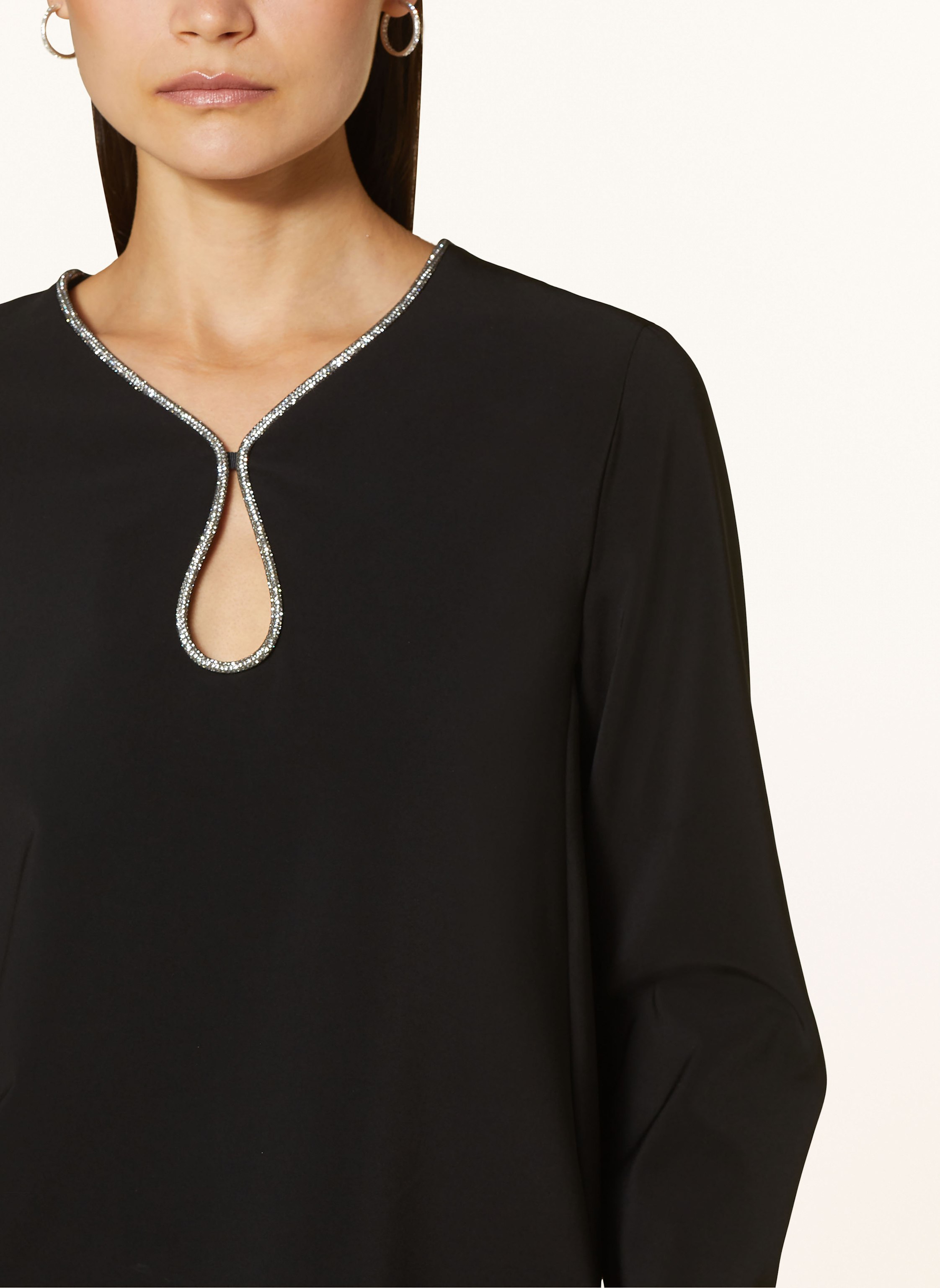 Thumbnail - Riani Blusenshirt Mit Schmucksteinen schwarz