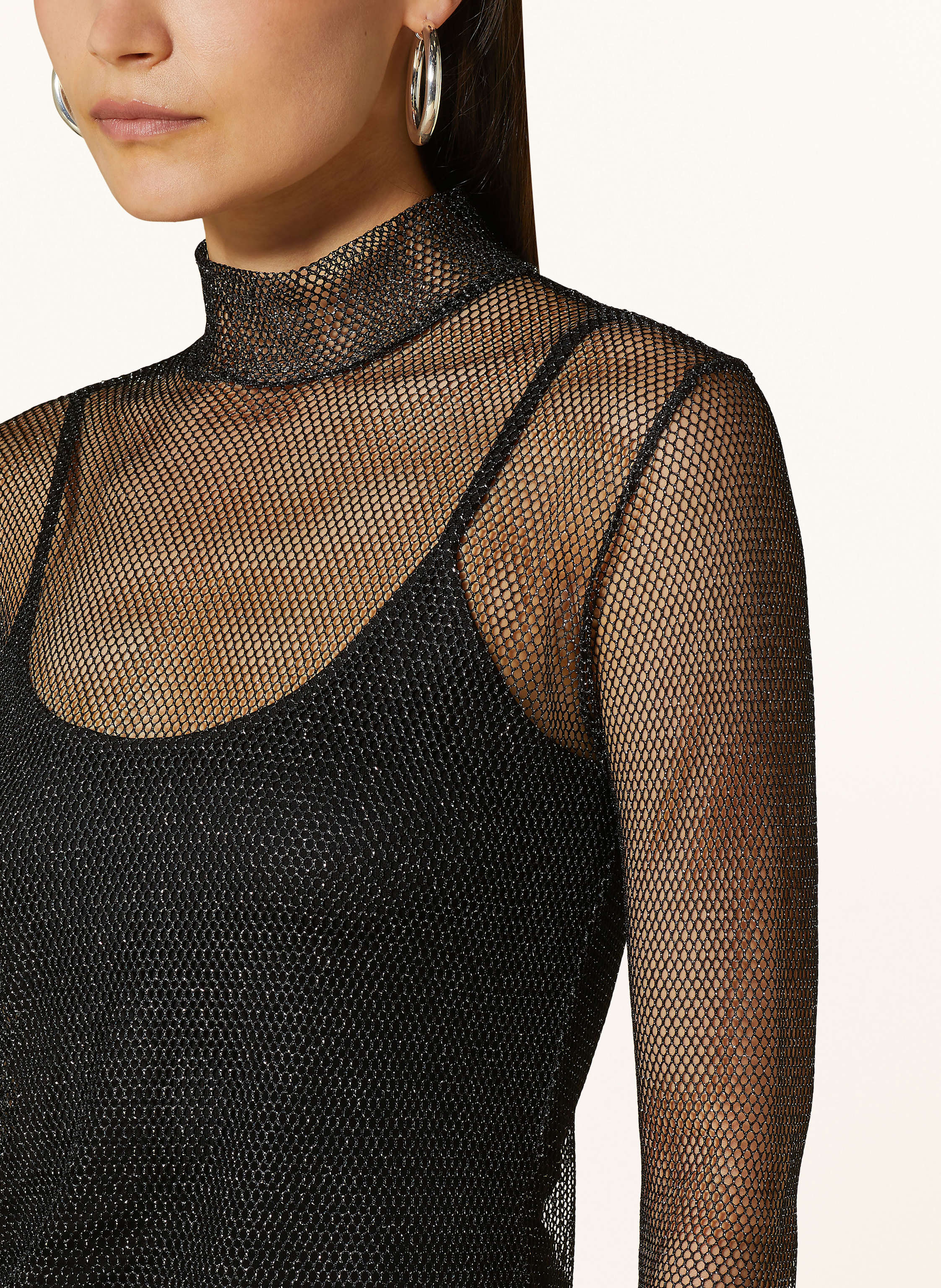 Thumbnail - Riani Longsleeve Mit Glitzergarn schwarz