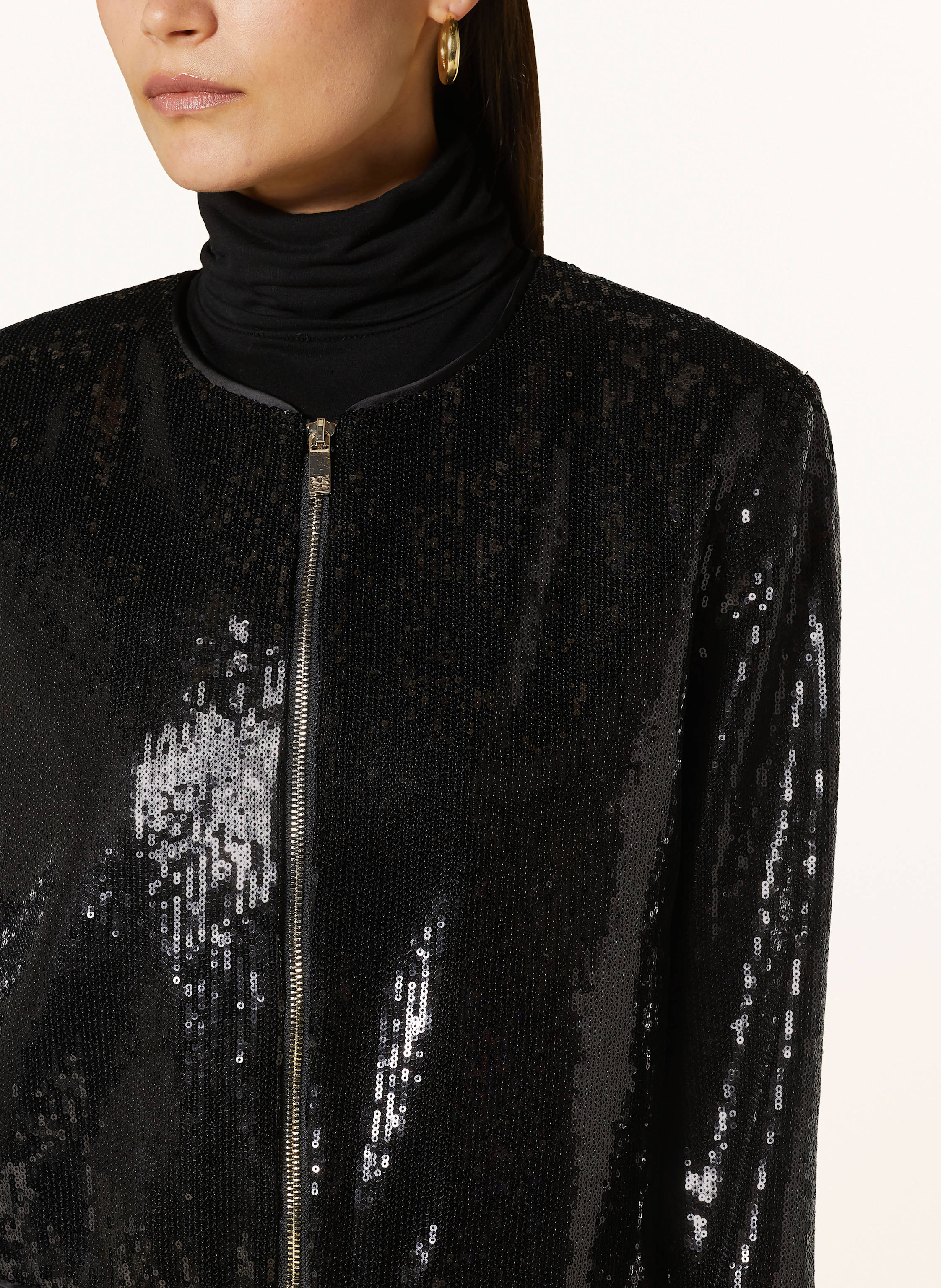 Thumbnail - Riani Kastenjacke Mit Pailletten schwarz