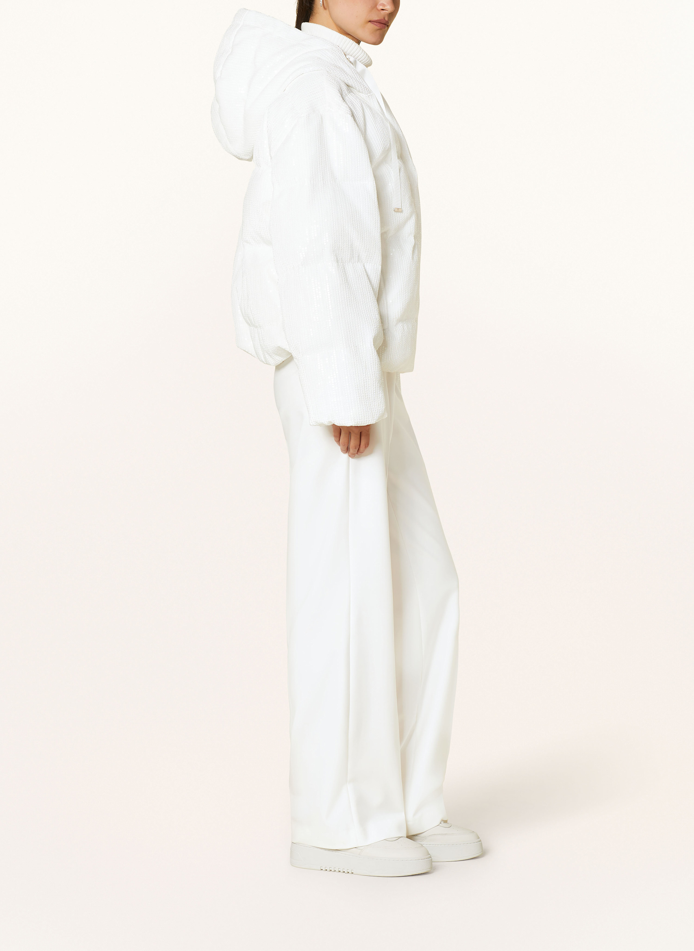 Thumbnail - Riani Steppjacke Mit Pailletten weiss