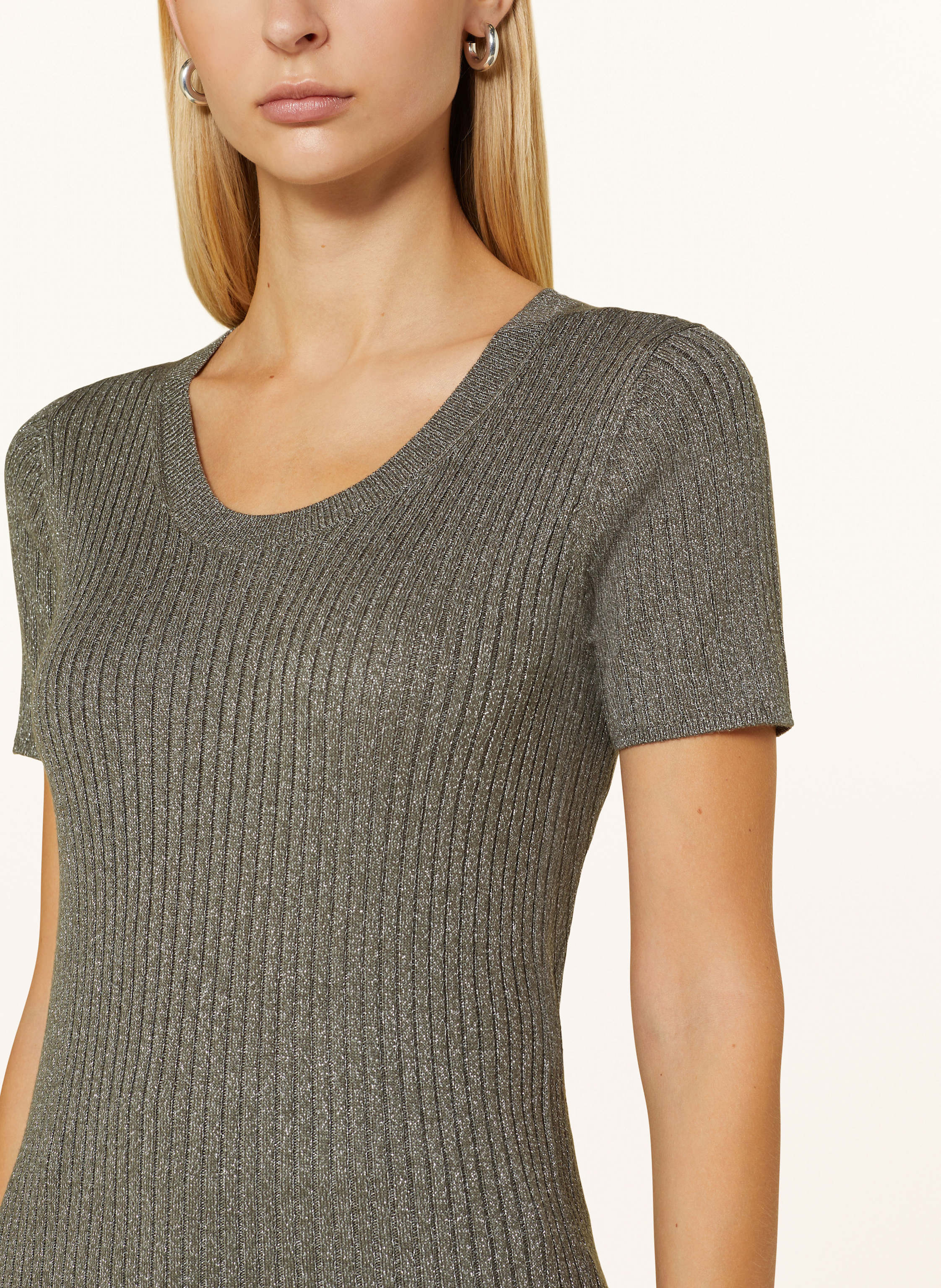 Thumbnail - Darling Harbour Strickshirt Mit Glitzergarn gruen
