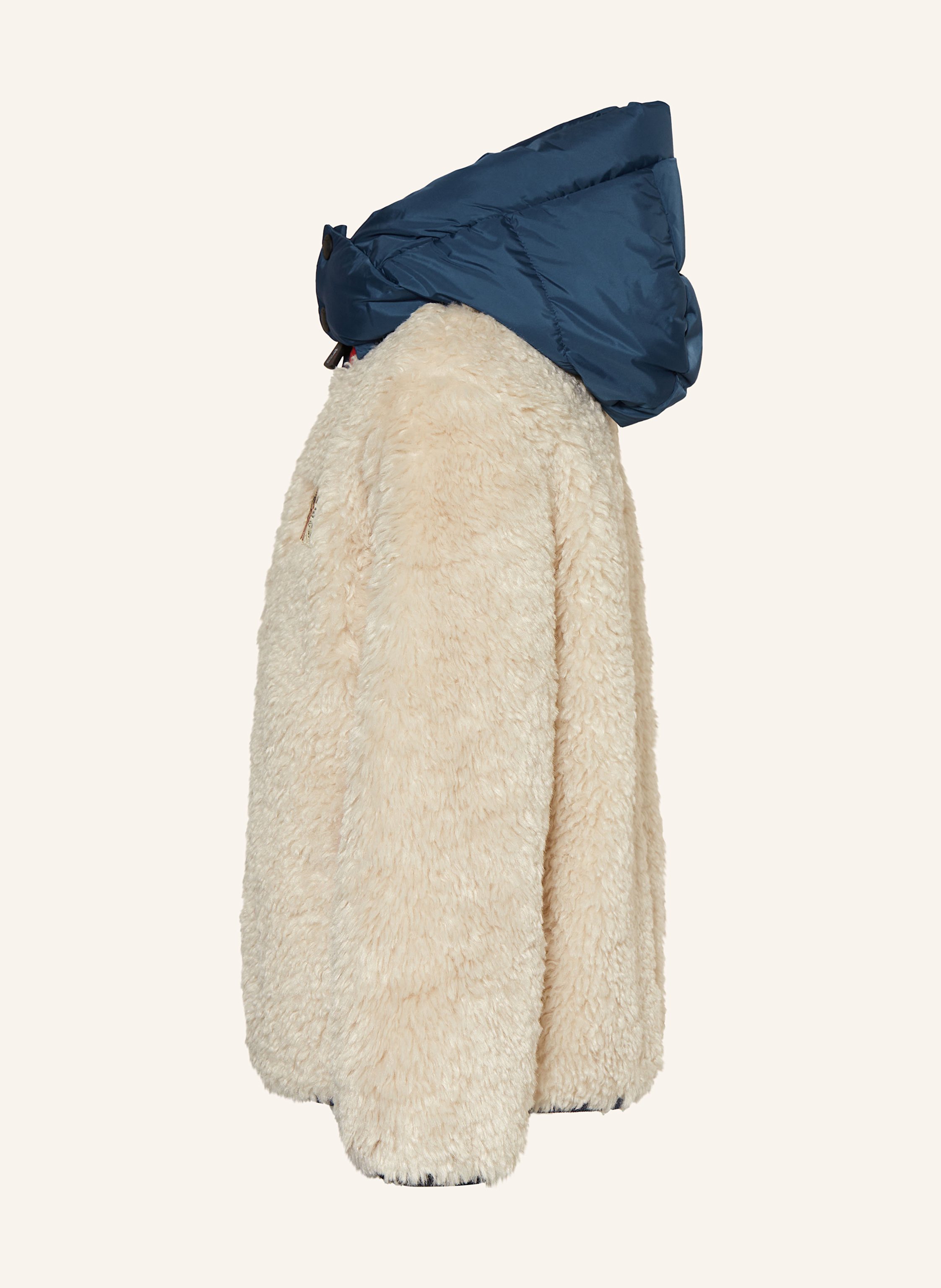 Thumbnail - Moncler Enfant Daunen-Skijacke Zum Wenden beige