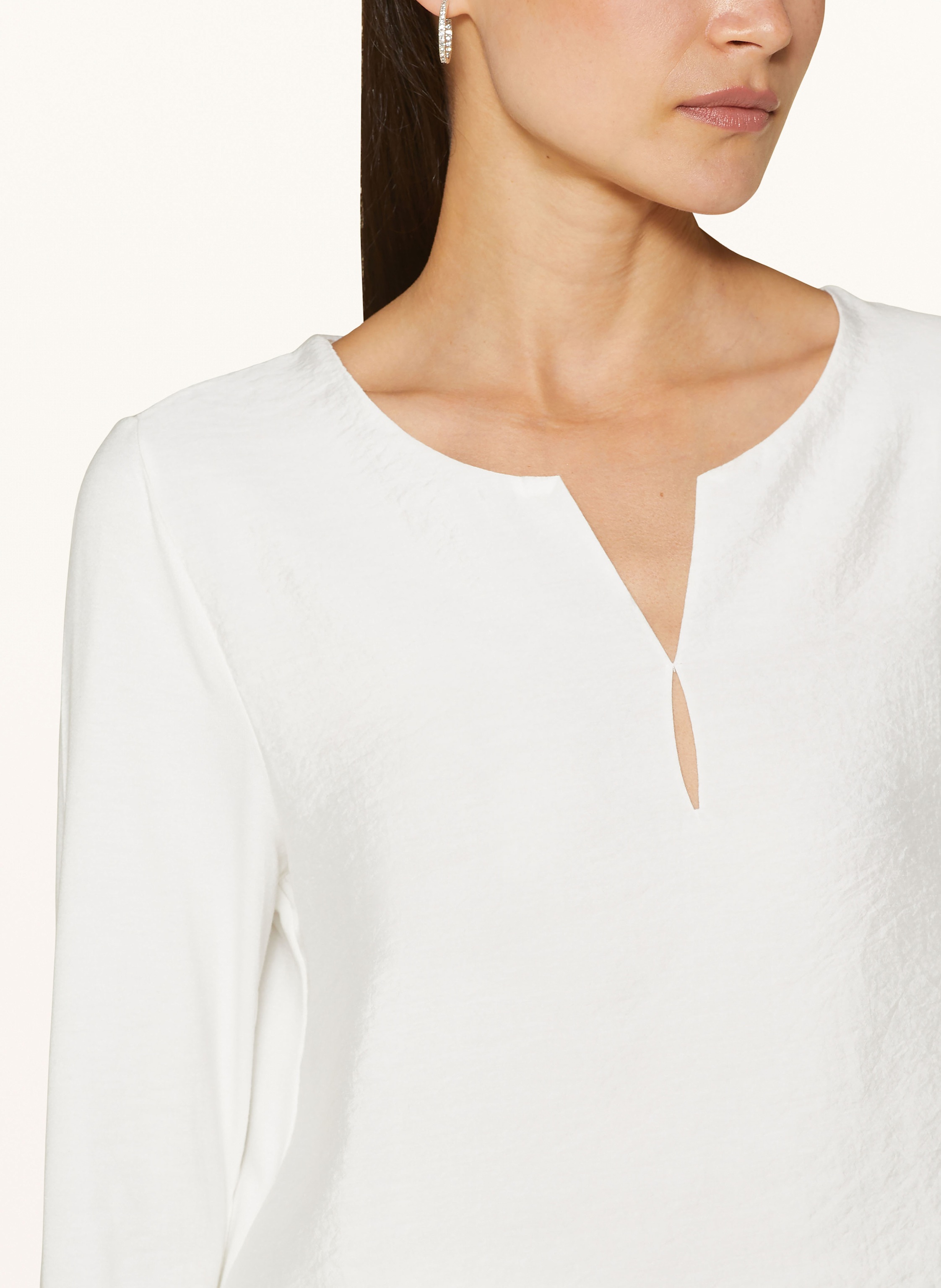 Thumbnail - Riani Blusenshirt Im Materialmix weiss