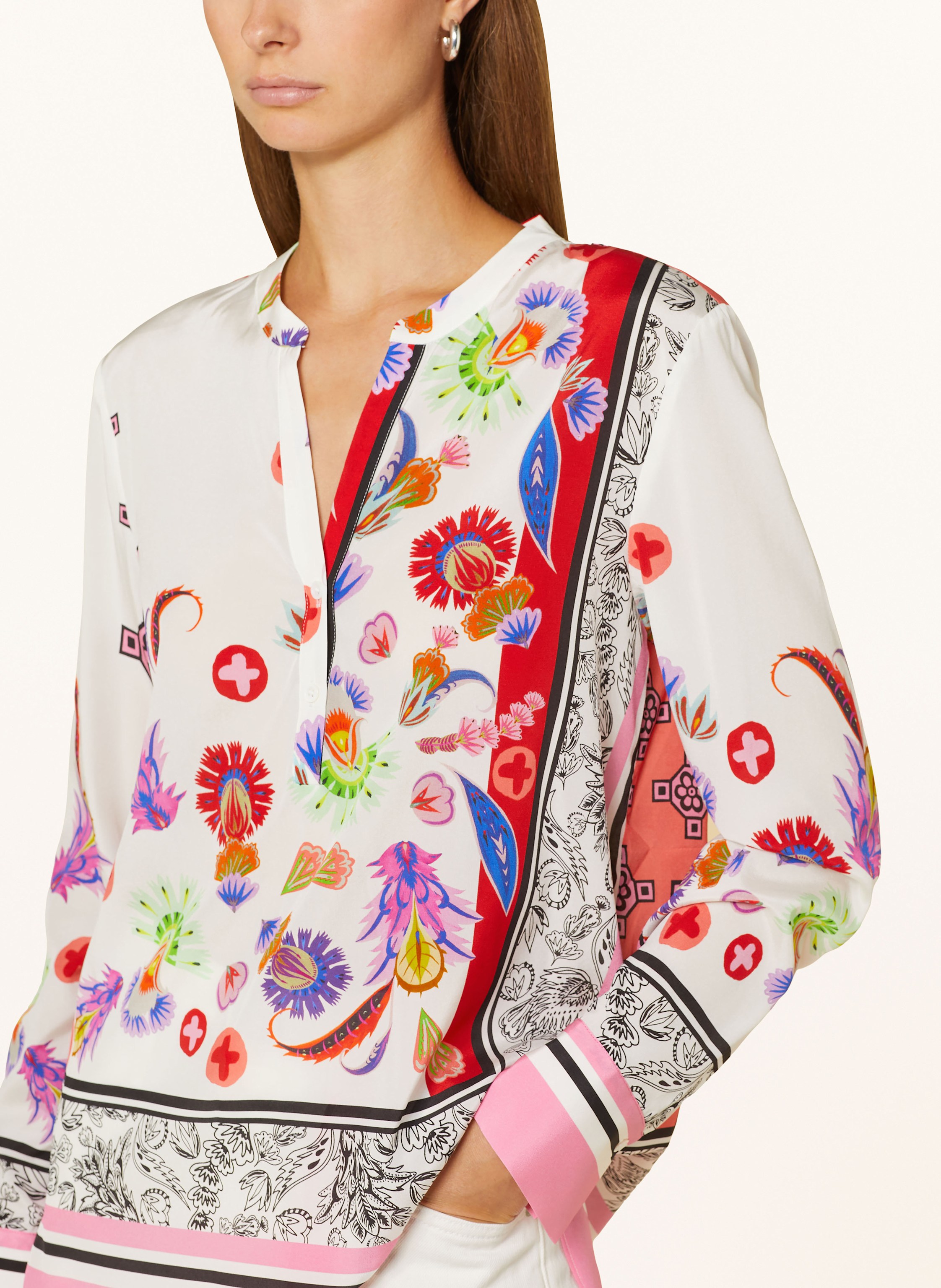 Thumbnail - Darling Harbour Seidenbluse pink
