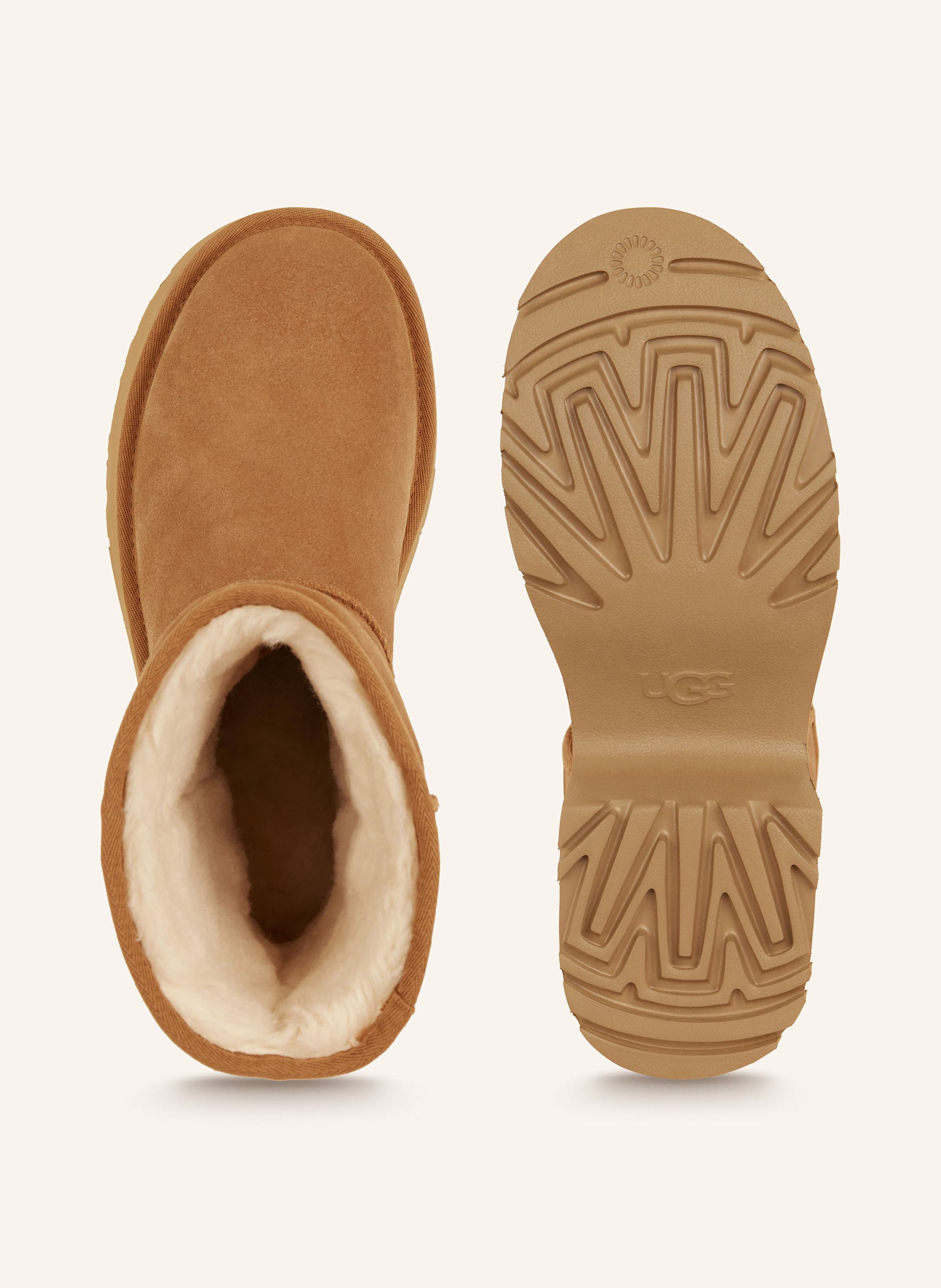 Thumbnail - Ugg Plateau-Boots Classic braun