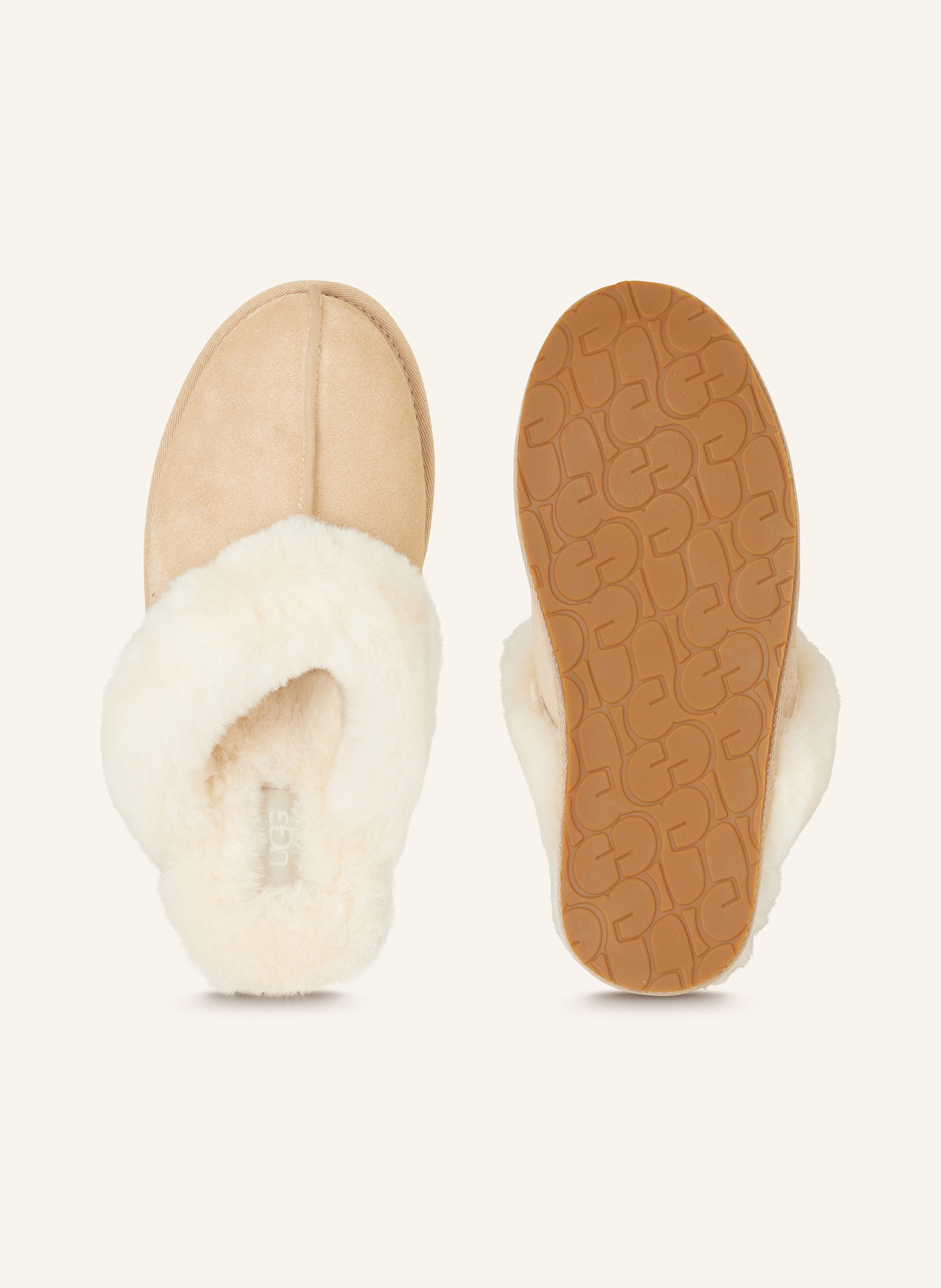 Thumbnail - Ugg Hausschuhe Scuffette Ii beige