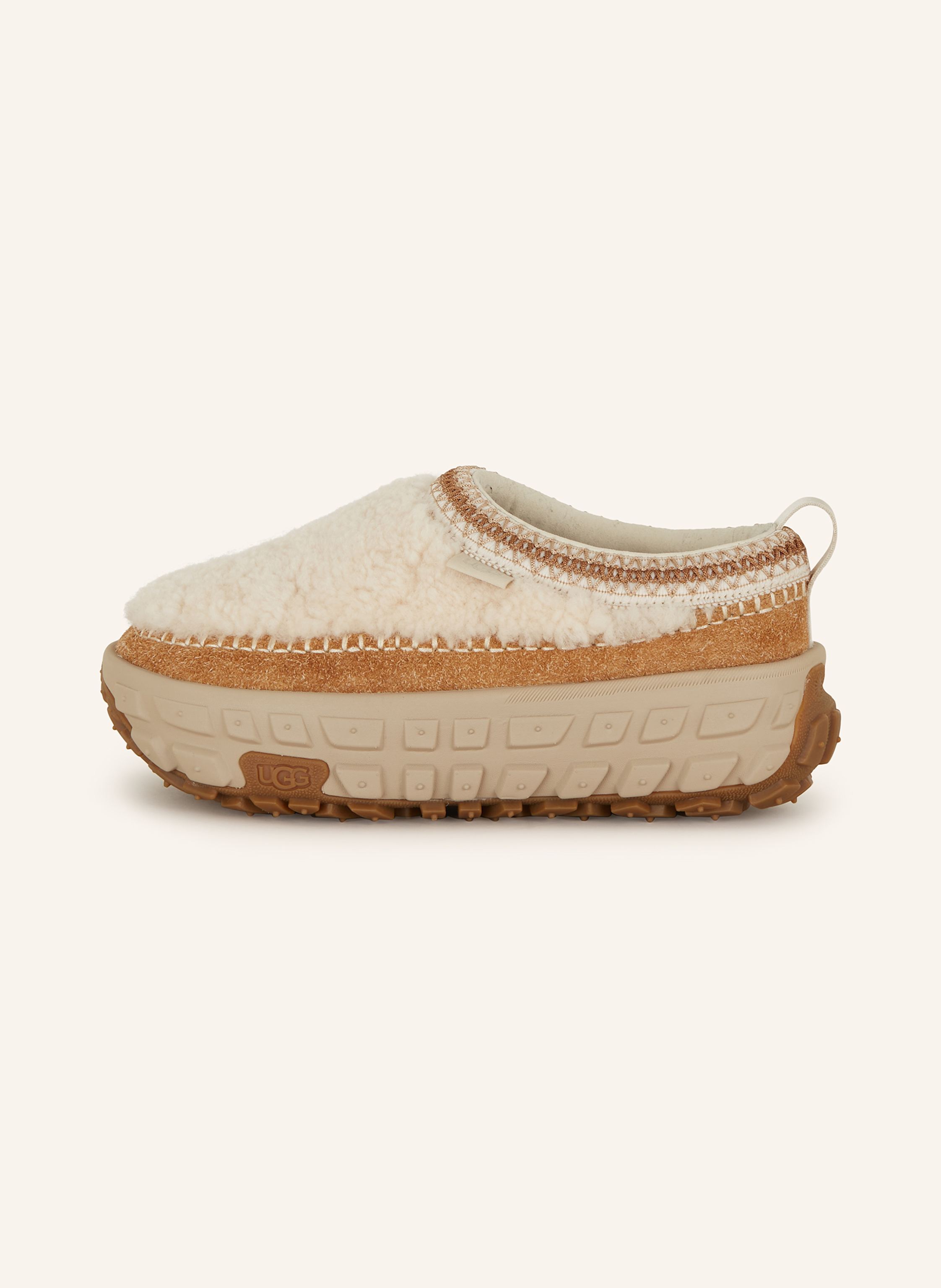 Thumbnail - Ugg Plateau-Slipper beige
