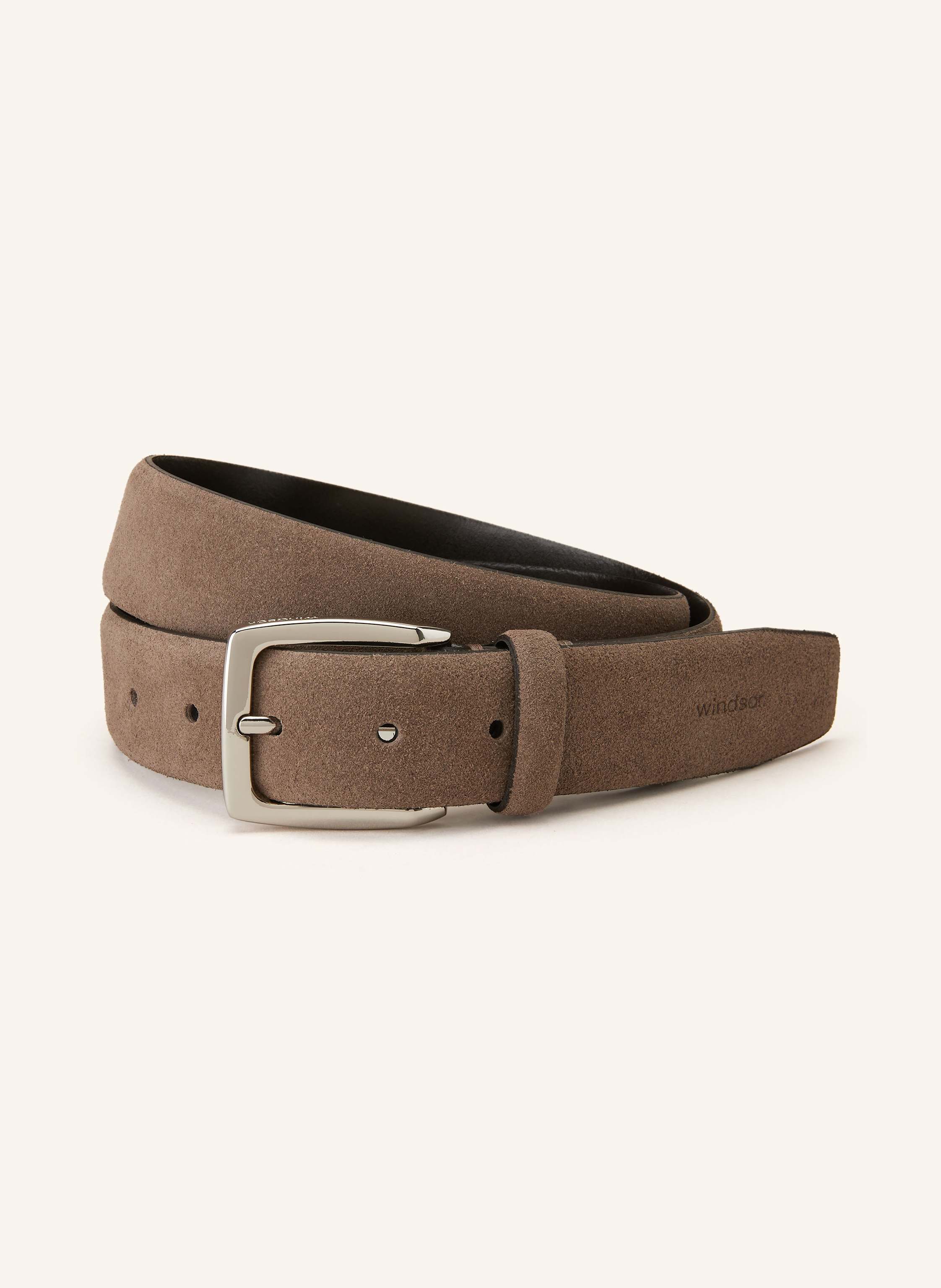 Windsor Windsor. Ledergürtel beige in TAUPE
