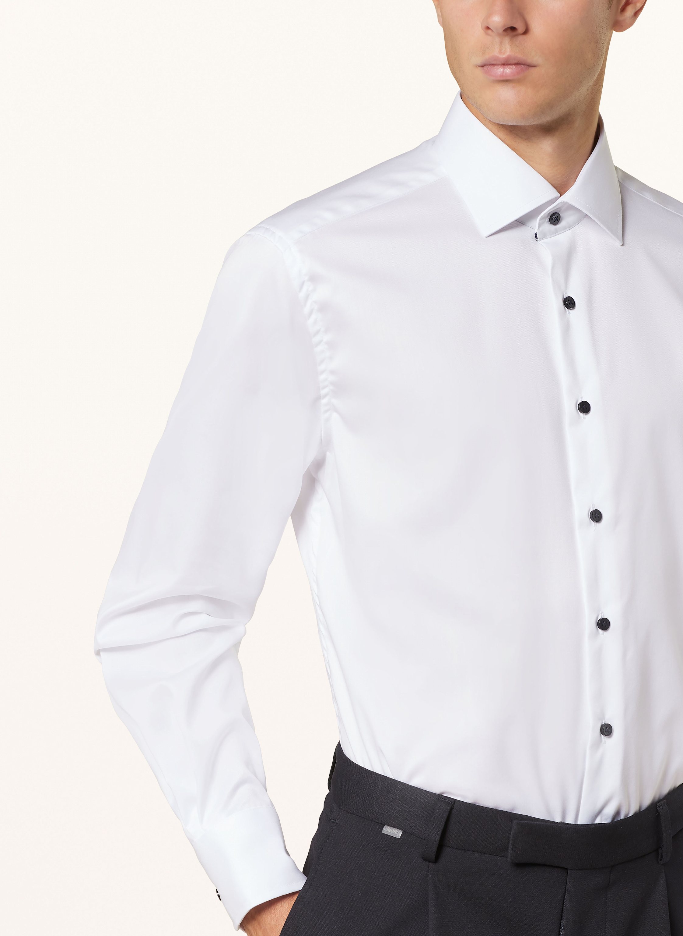 Thumbnail - 1863 By Eterna Hemd 1863 Modern Fit weiss