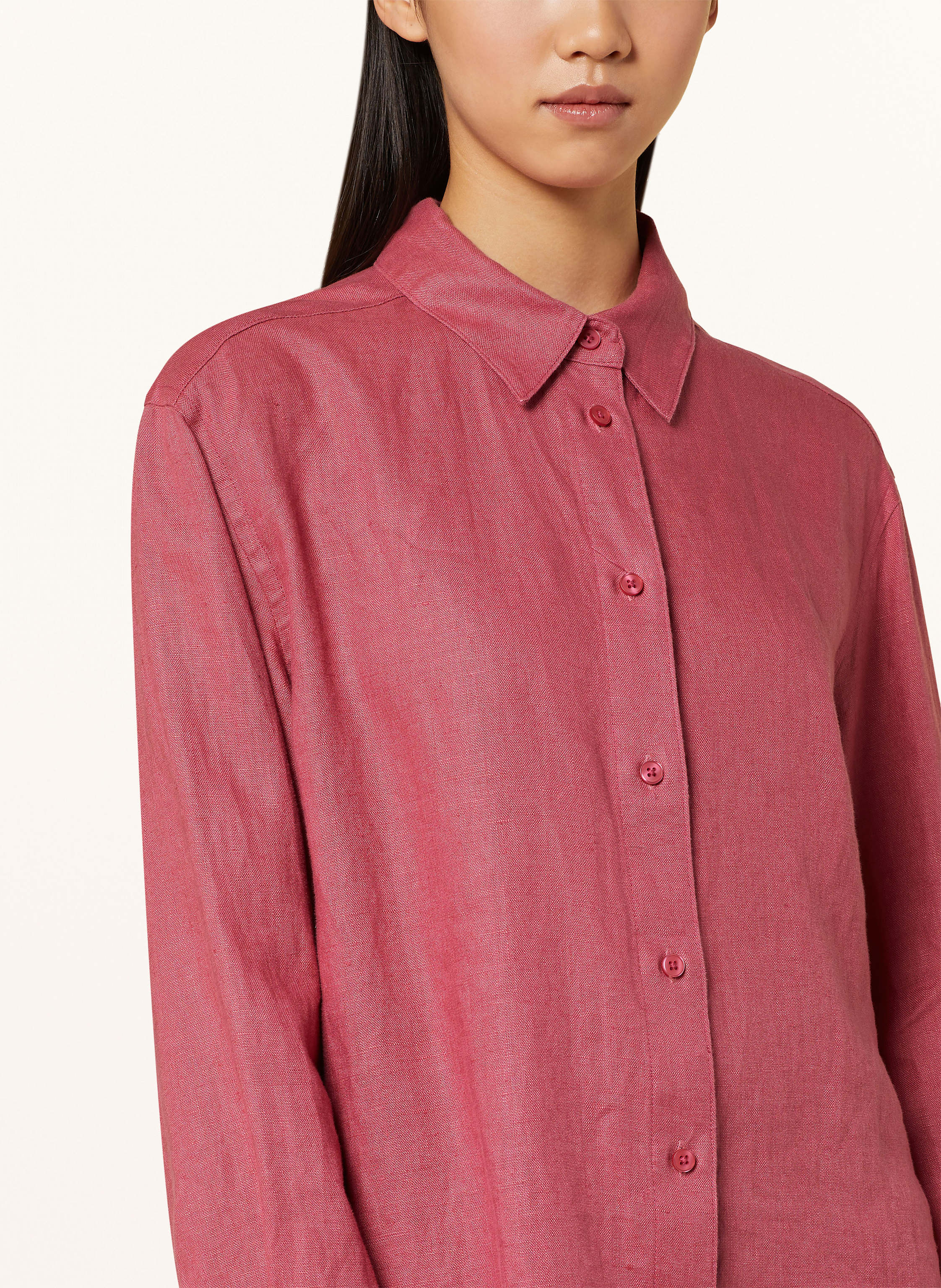 Thumbnail - Samsøe  Samsøe Hemdbluse Sanot Aus Leinen rosa