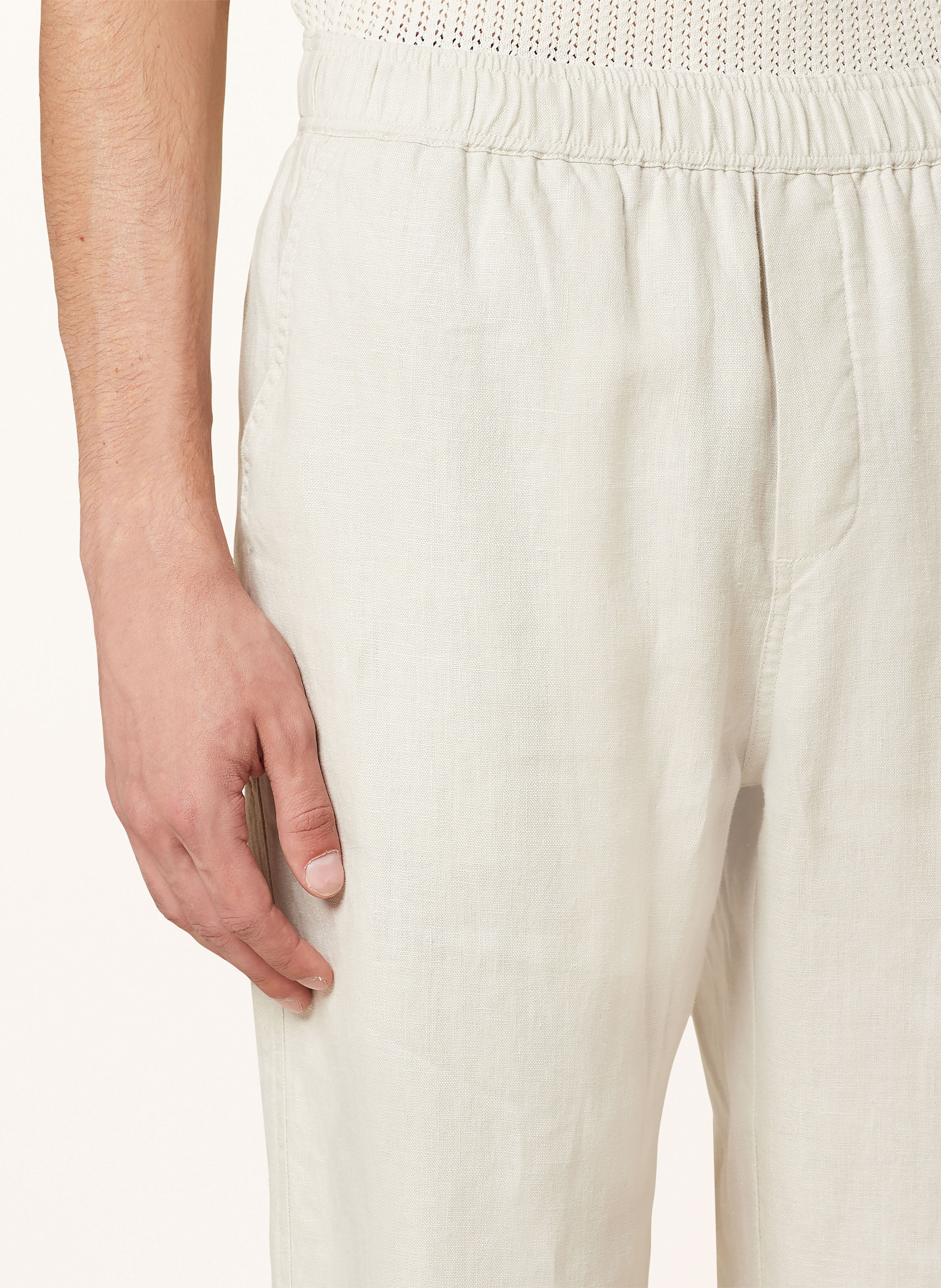 Thumbnail - Samsøe  Samsøe Leinenhose Sajabari Regular Fit beige