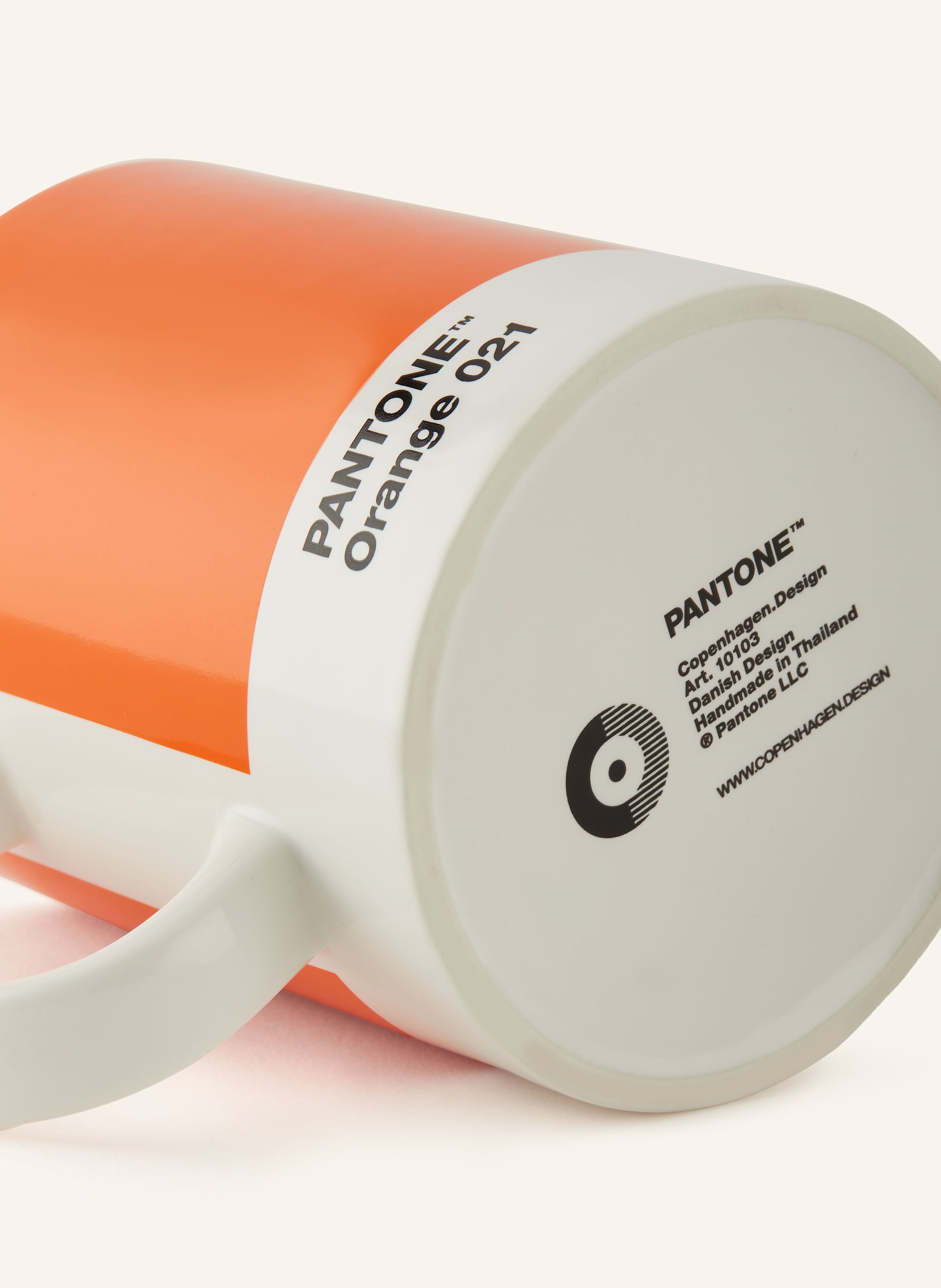 Thumbnail - Pantone Henkelbecher orange