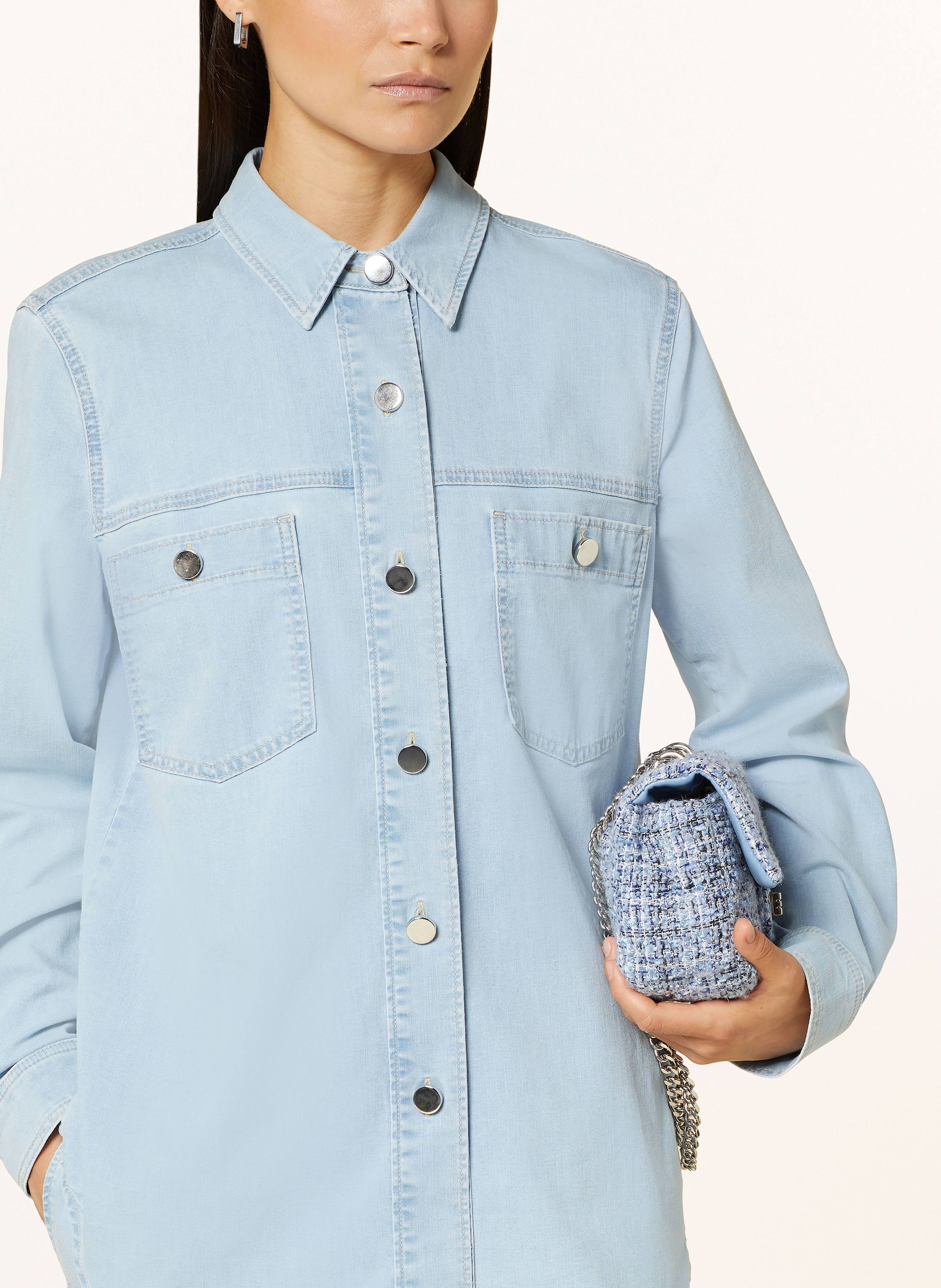 Thumbnail - Marc Aurel Jeansbluse blau