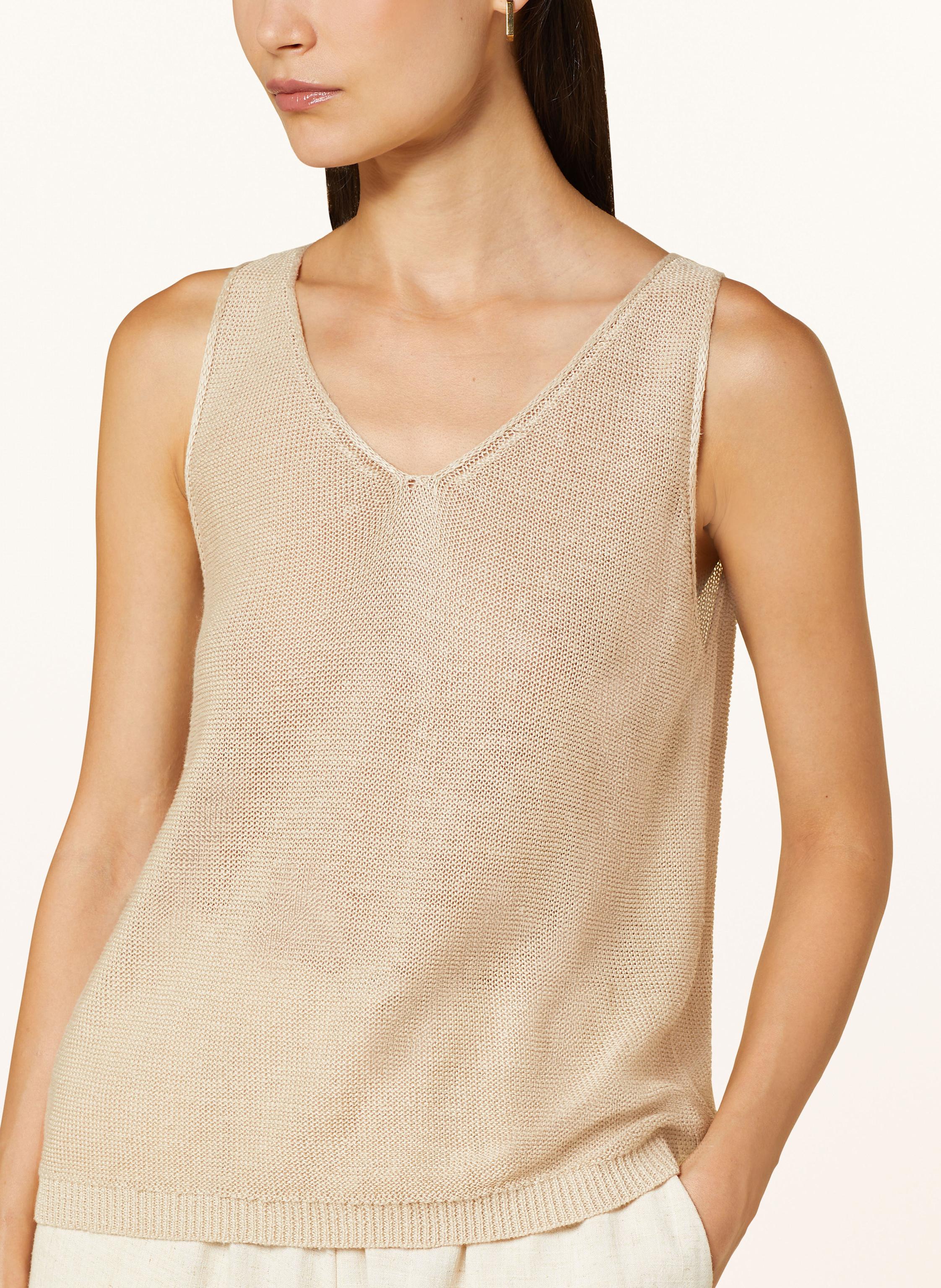 Thumbnail - (The Mercer) N.Y. Stricktop Aus Leinen beige