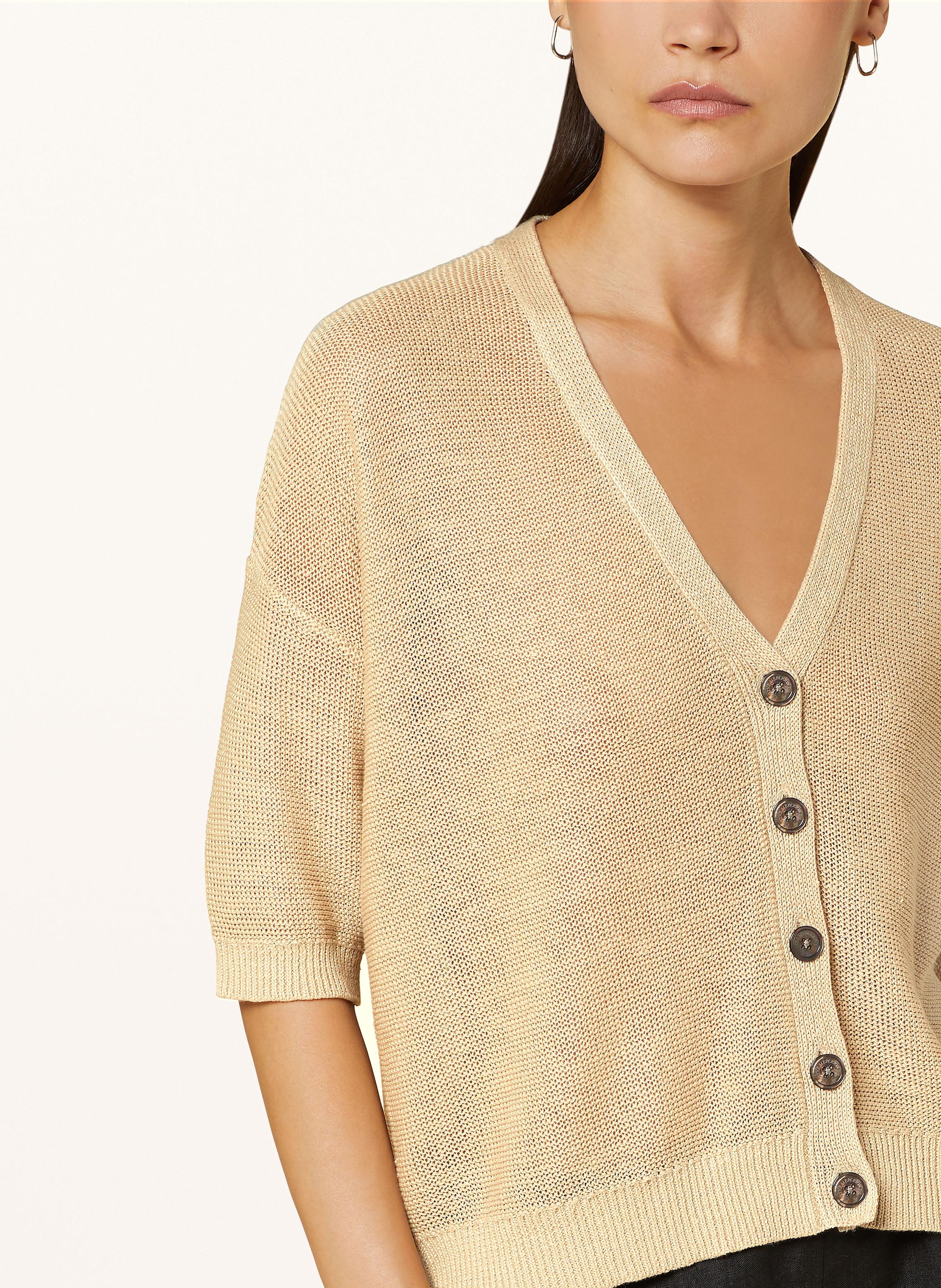 Thumbnail - (The Mercer) N.Y. Strickjacke Aus Leinen beige