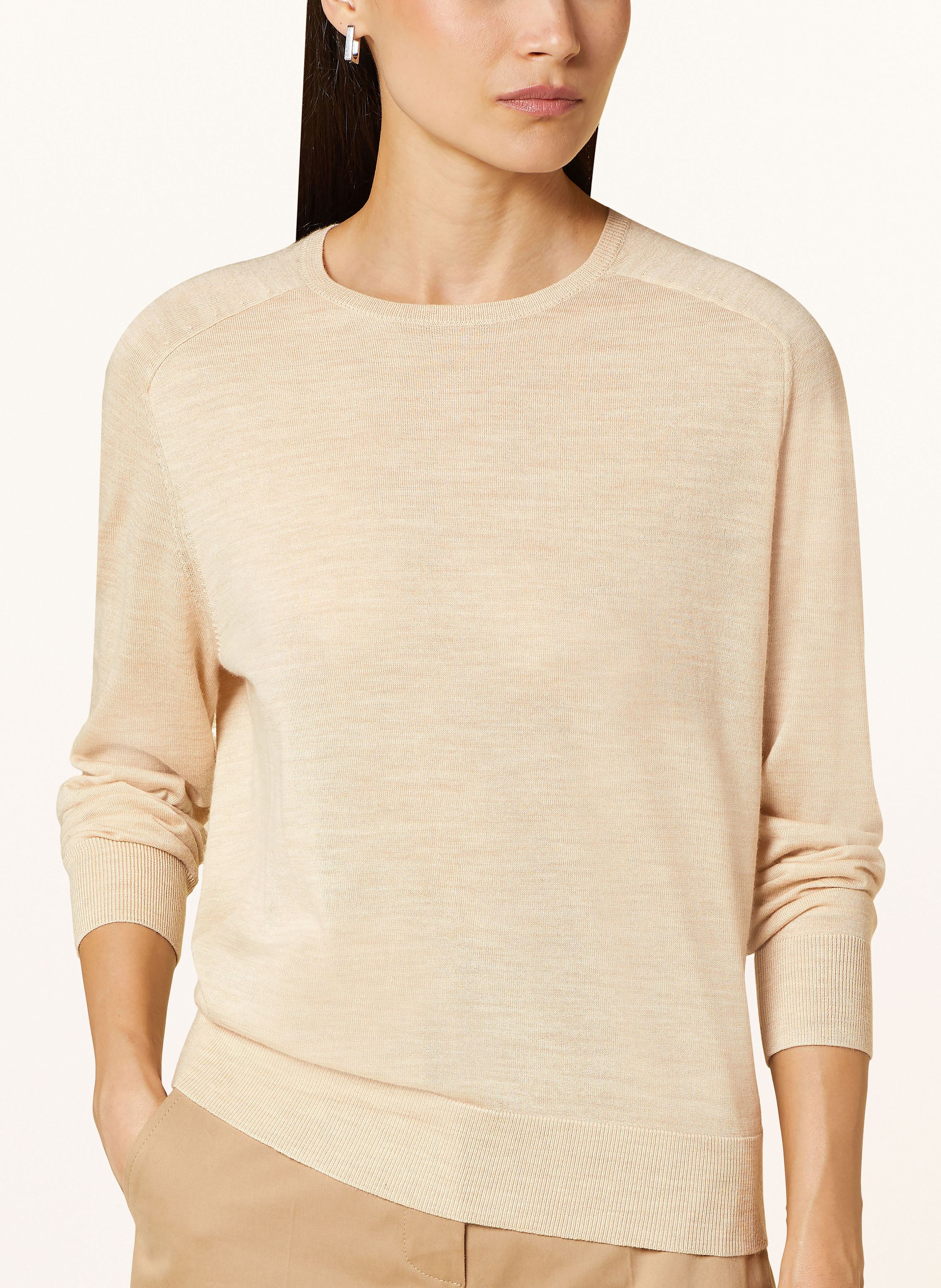 Thumbnail - (The Mercer) N.Y. Pullover Aus Merinowolle beige