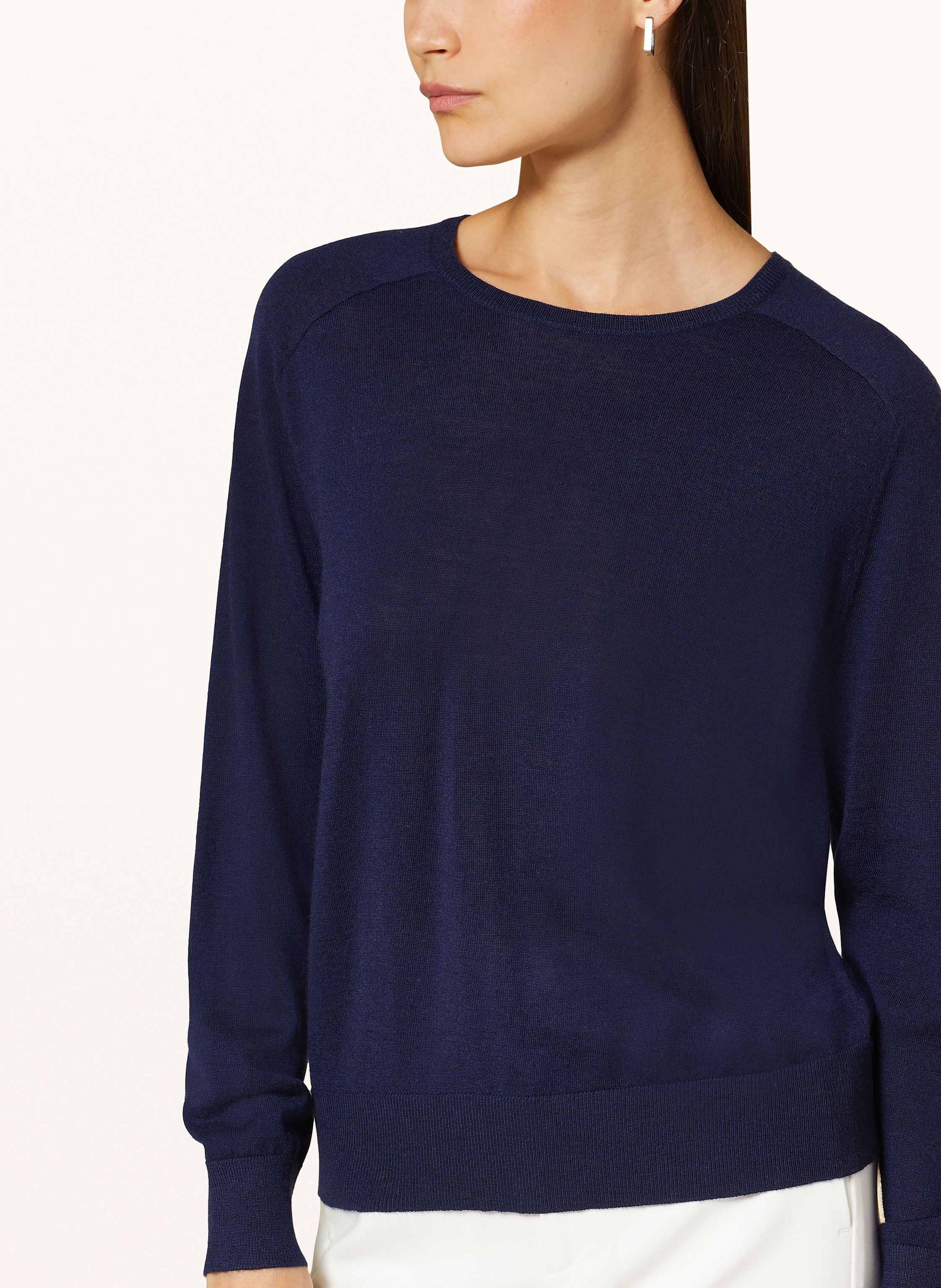 Thumbnail - (The Mercer) N.Y. Pullover Aus Merinowolle blau