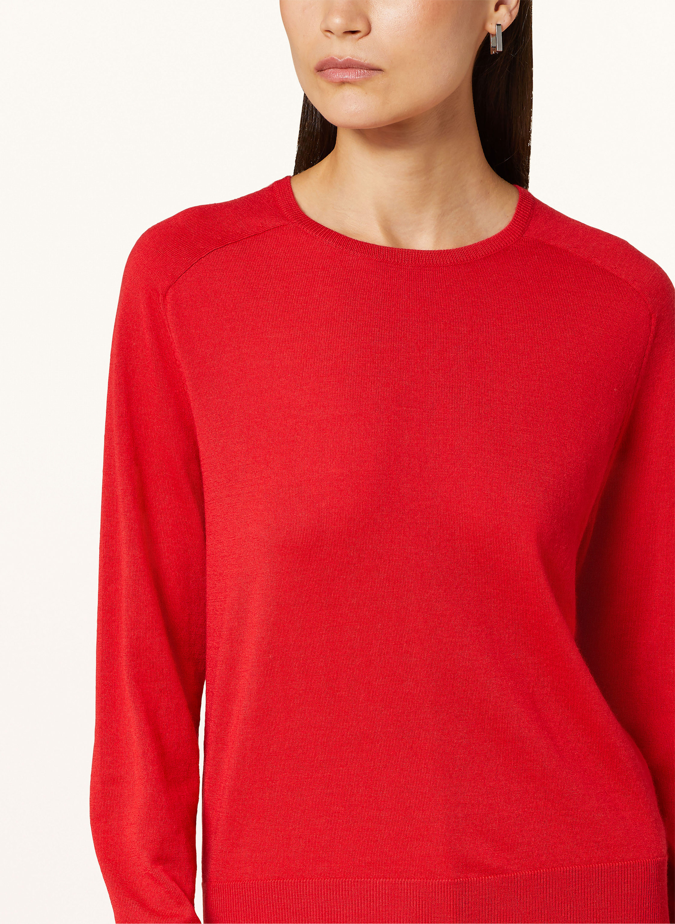 Thumbnail - (The Mercer) N.Y. Pullover Aus Merinowolle rot
