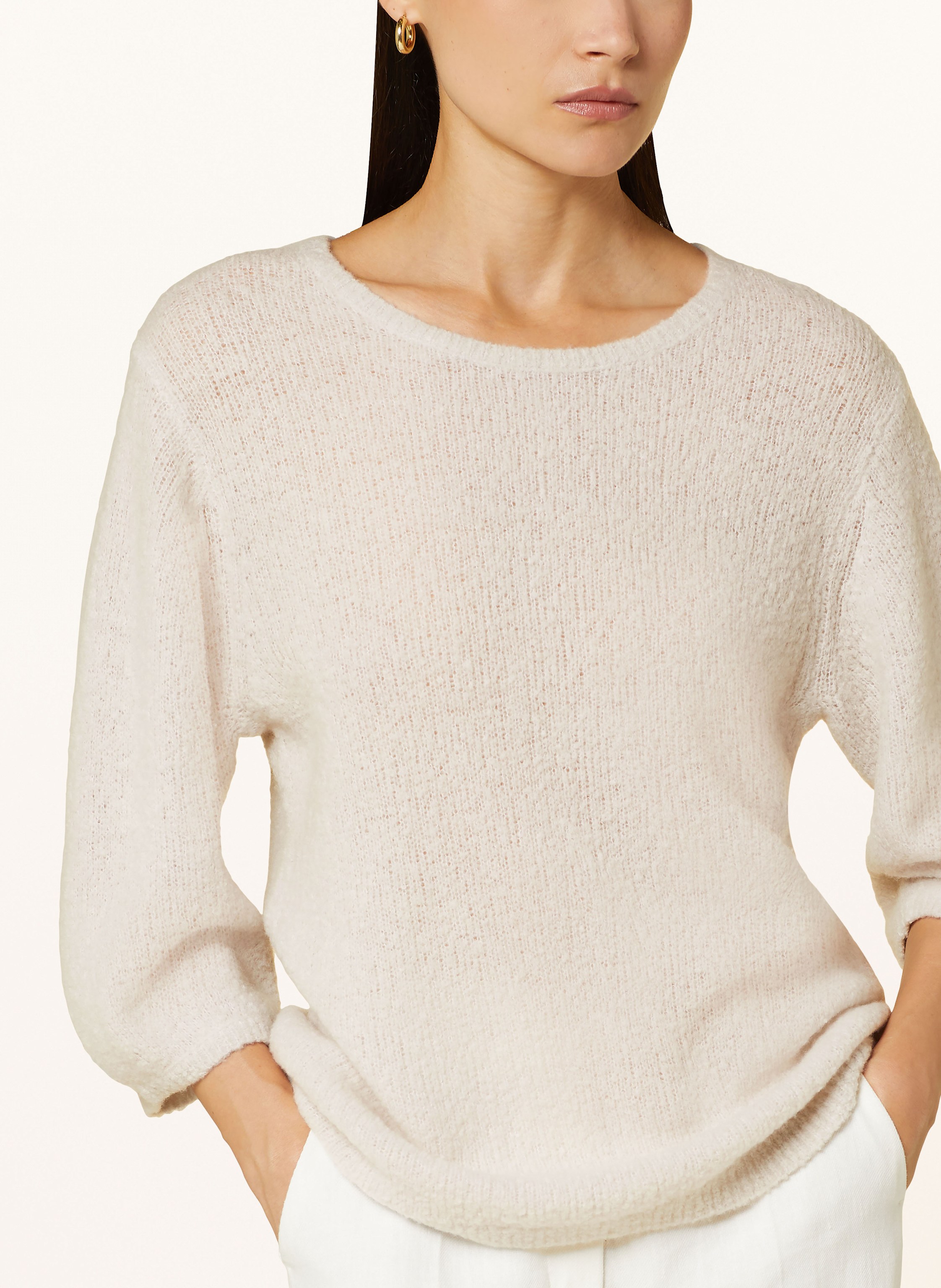 Thumbnail - (The Mercer) N.Y. Pullover Mit 3/4-Arm grau