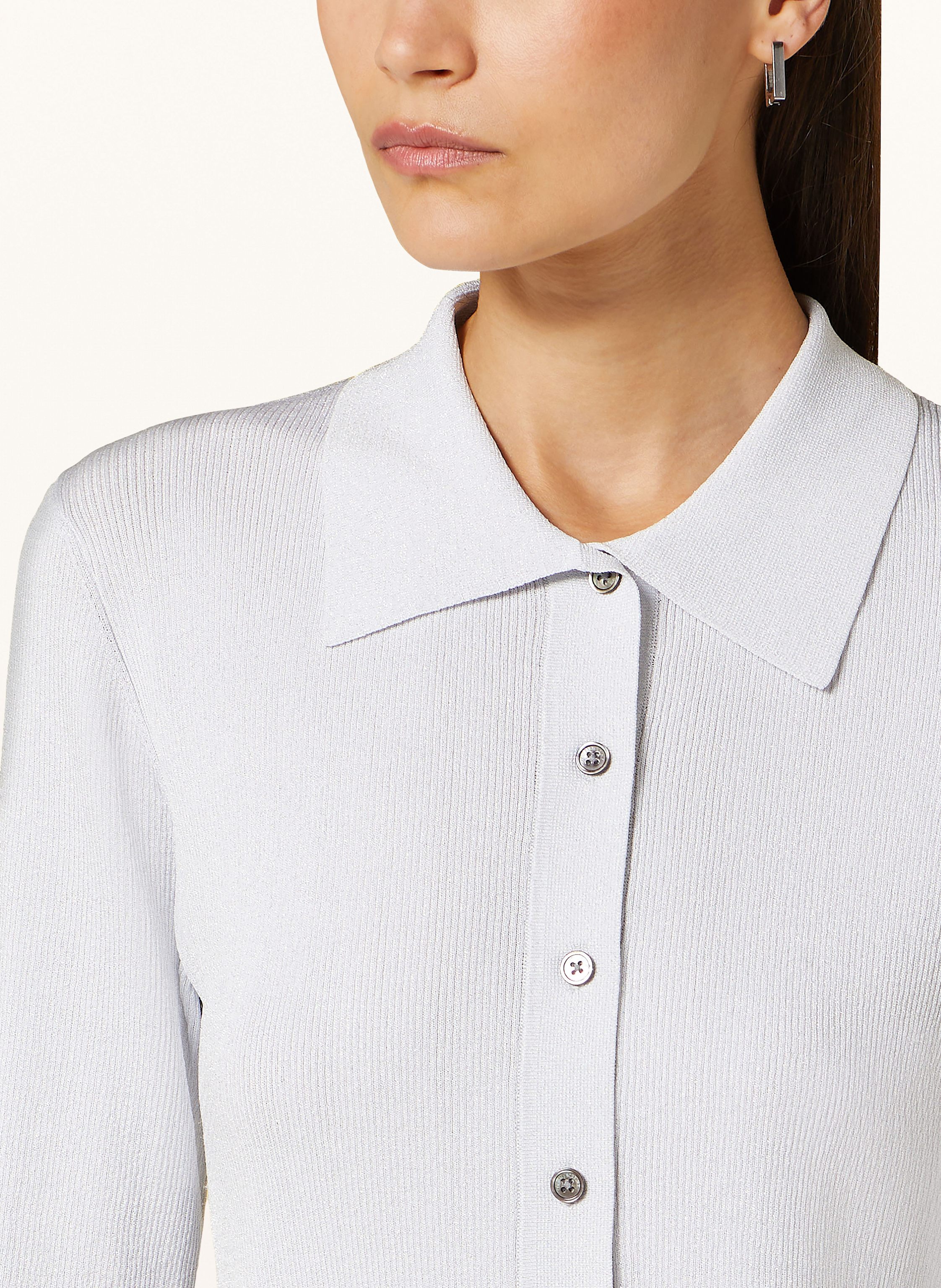 Thumbnail - (The Mercer) N.Y. Strickjacke Mit Glitzergarn weiss