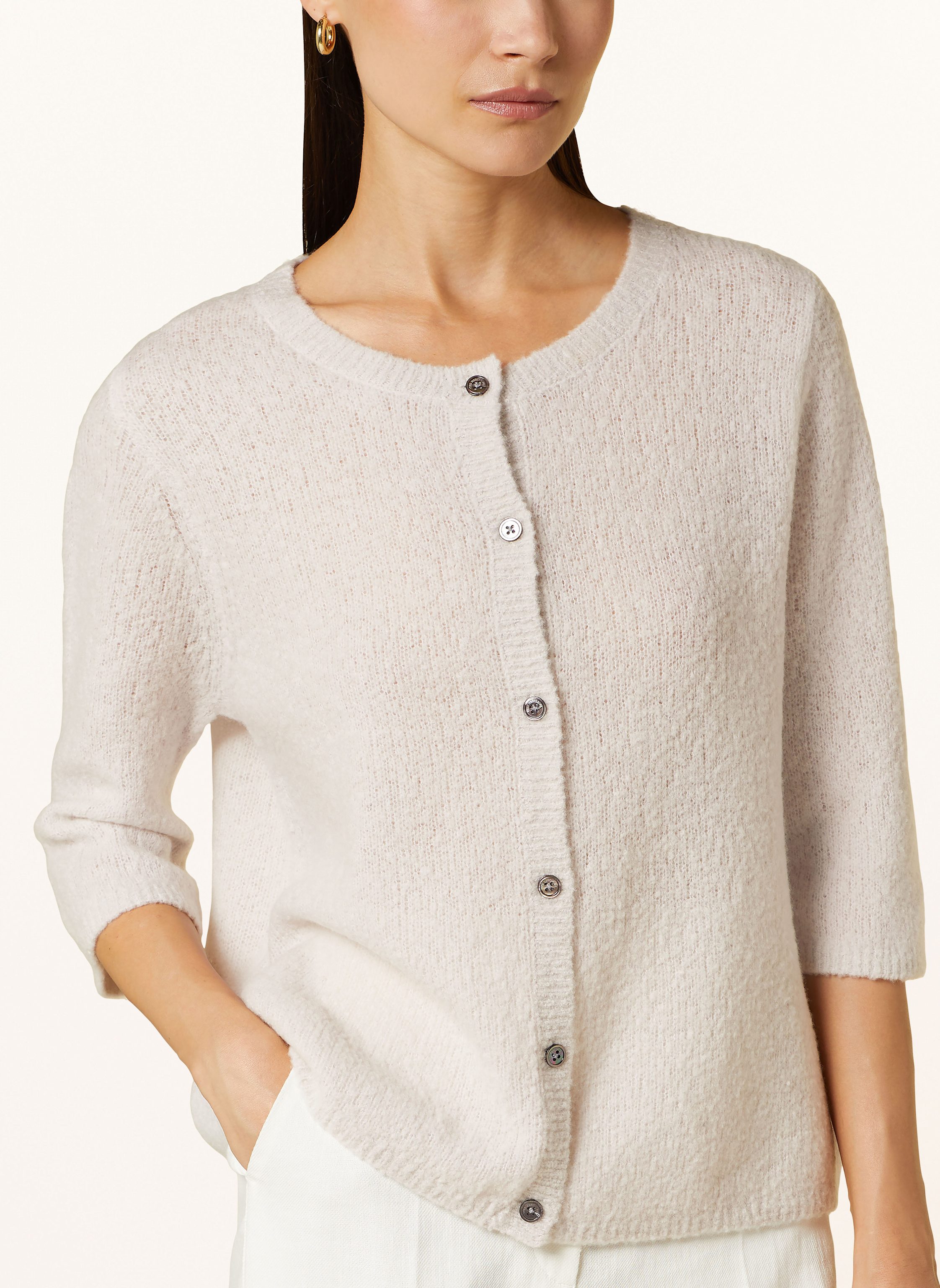 Thumbnail - (The Mercer) N.Y. Strickjacke Mit 3/4-Arm grau