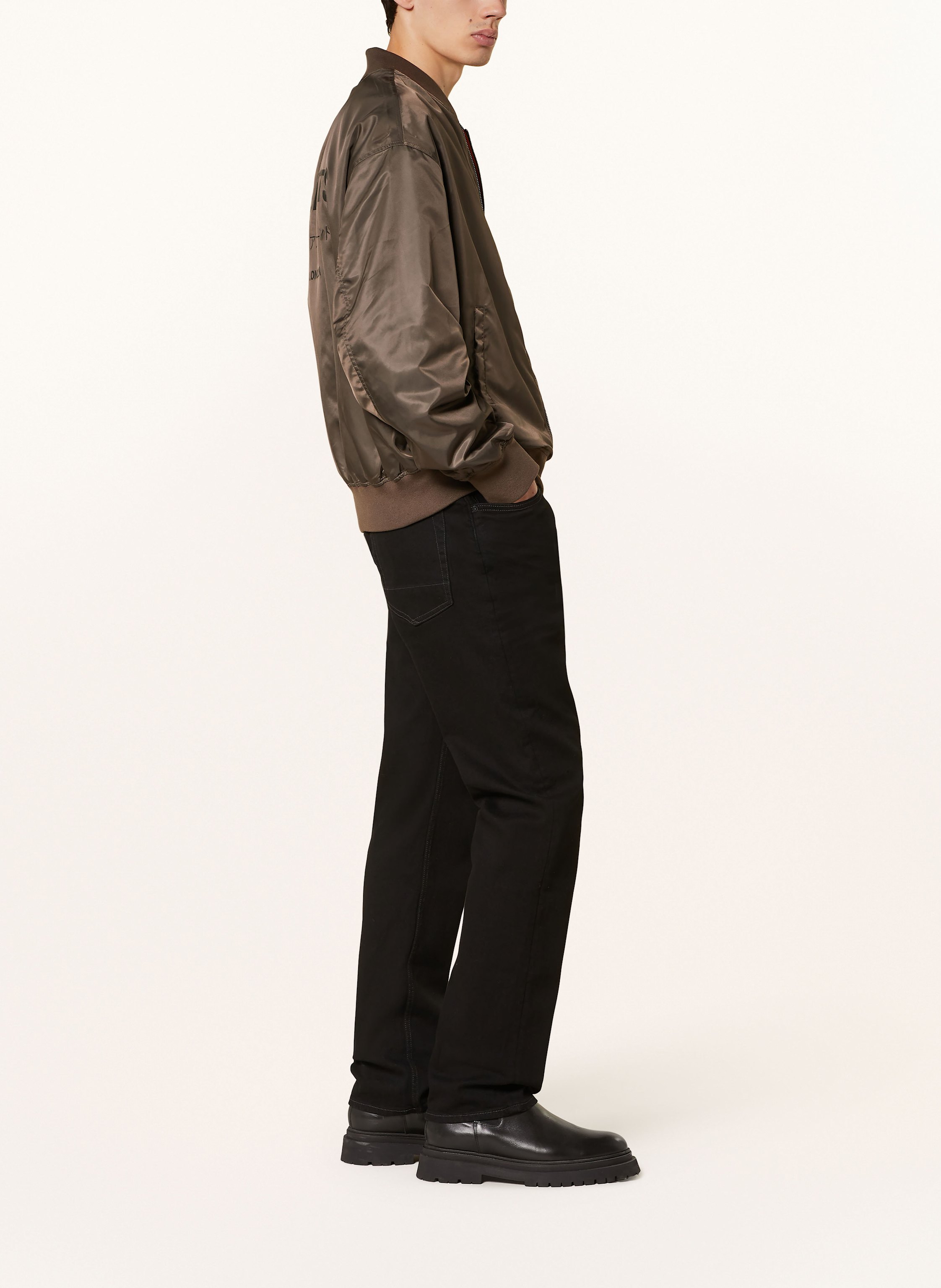 Thumbnail - Allsaints Jeans Iggy Regular Fit schwarz