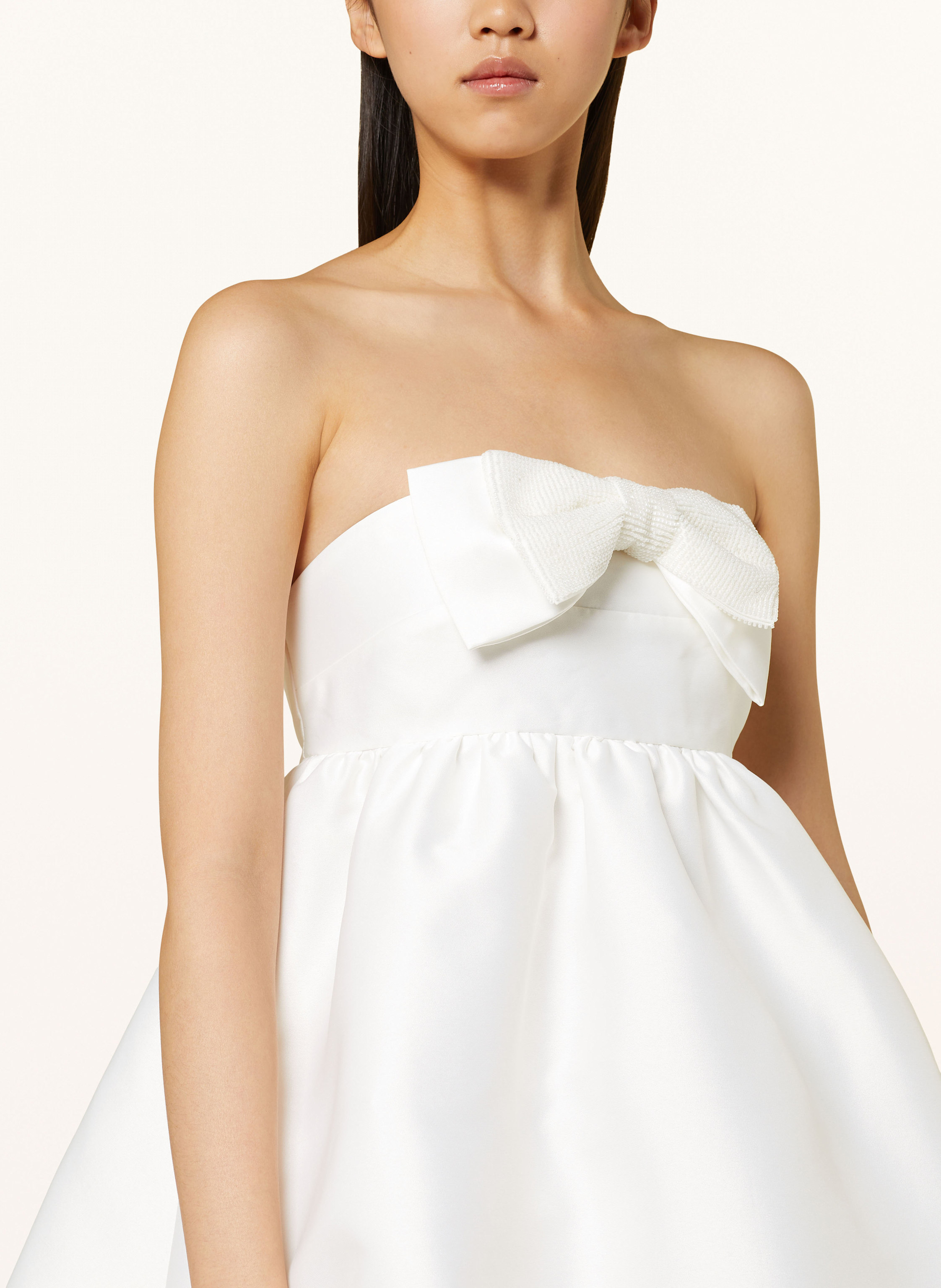 Thumbnail - Self-Portrait Off-Shoulder-Kleid weiss