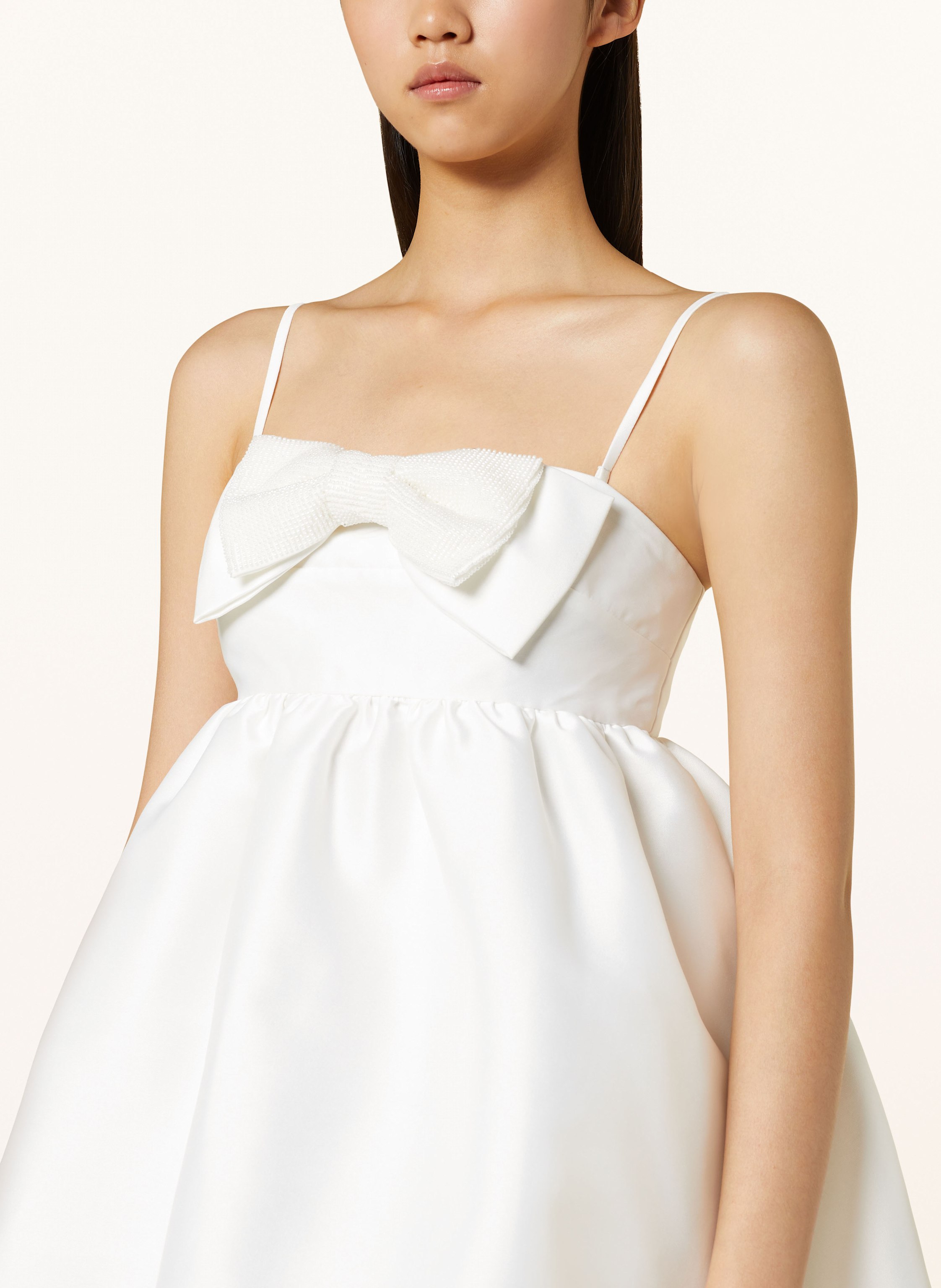 Thumbnail - Self-Portrait Off-Shoulder-Kleid weiss