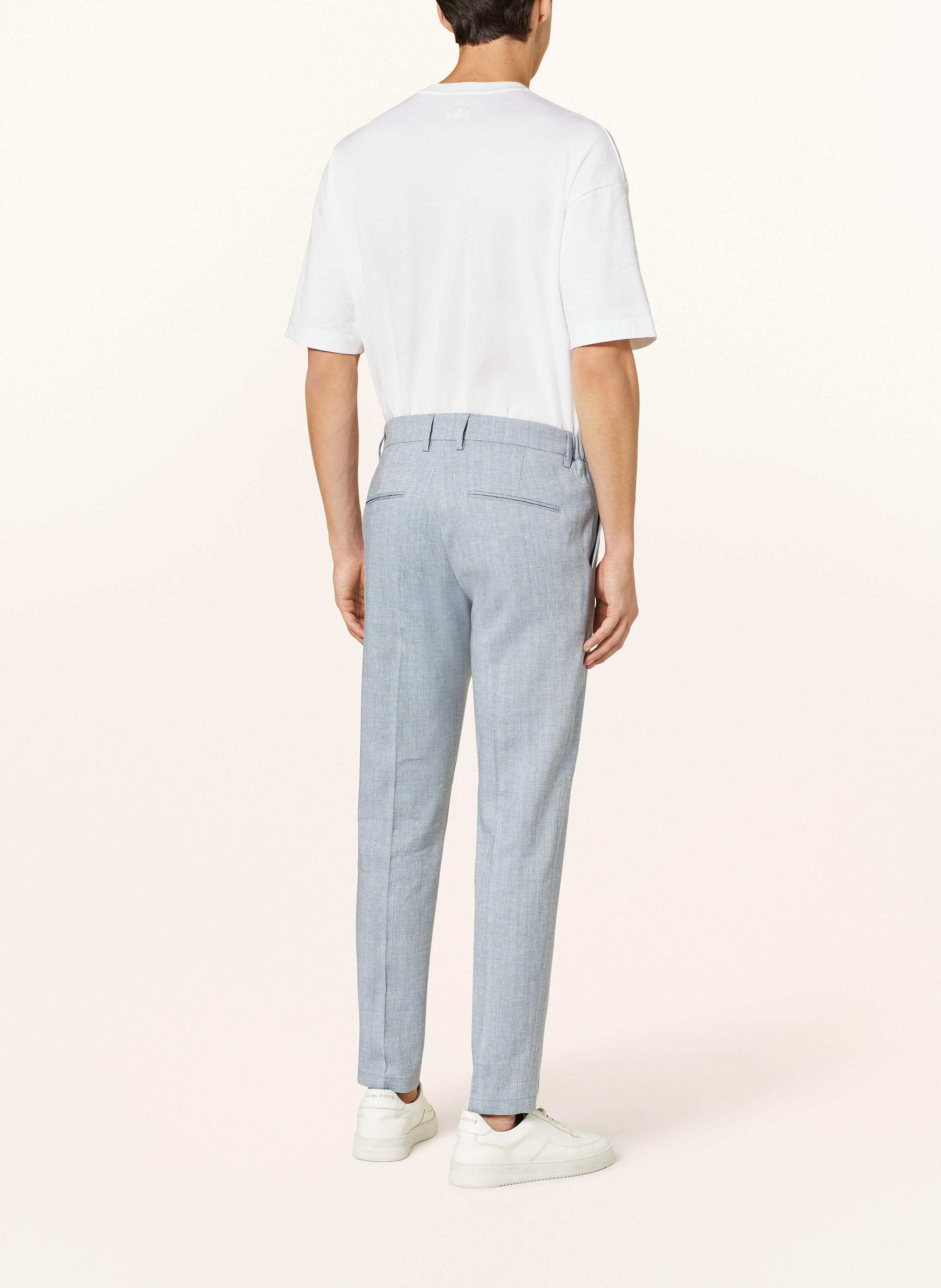 Thumbnail - Drykorn Anzughose Ajend Extra Slim Fit Mit Leinen blau