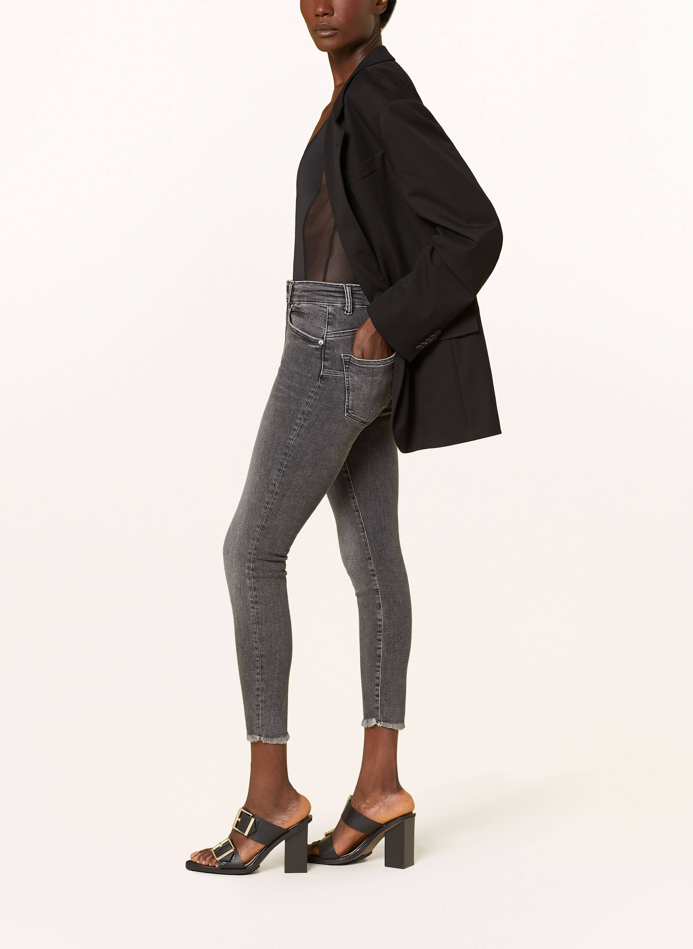 Thumbnail - Allsaints Skinny Jeans Miller Push Up schwarz