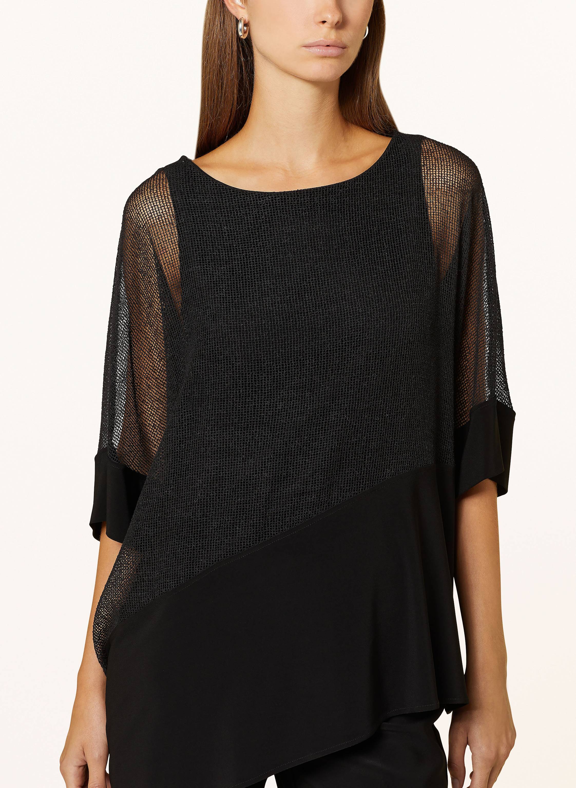Thumbnail - Joseph Ribkoff Pullover Mit 3/4-Arm Im Materialmix schwarz