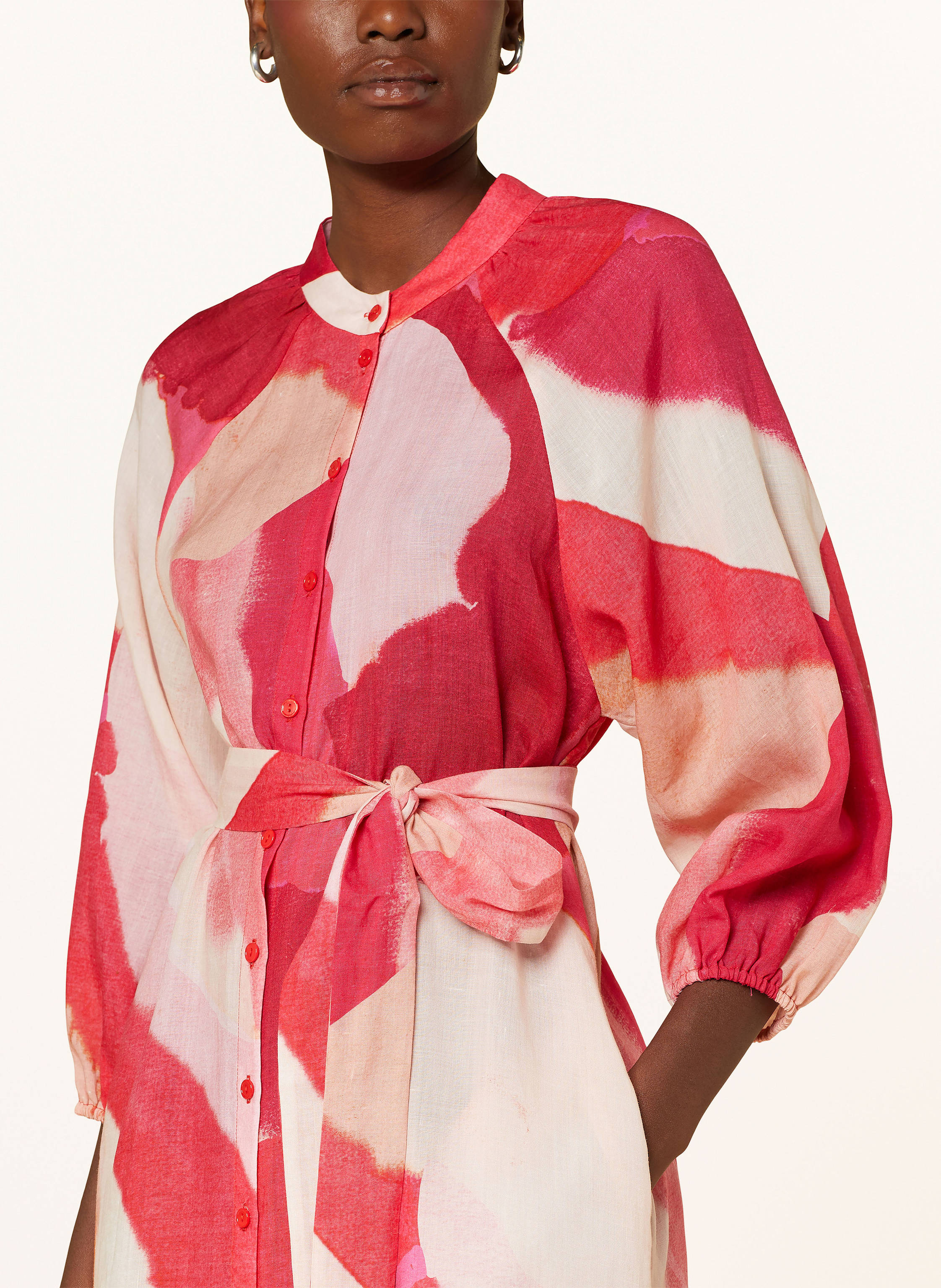Thumbnail - Yippie Hippie Kleid Mit 3/4-Arm pink