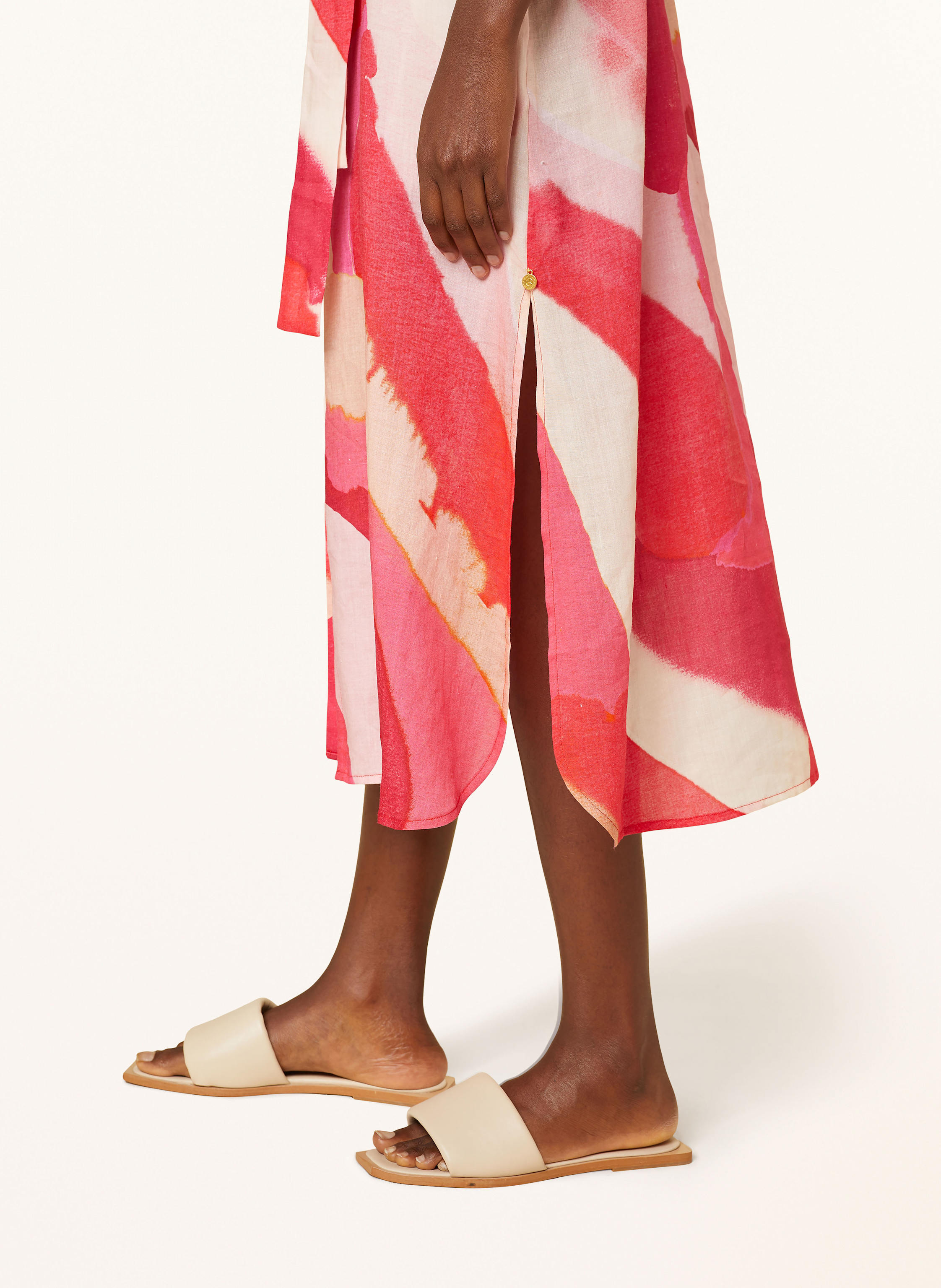 Thumbnail - Yippie Hippie Kleid Mit 3/4-Arm pink