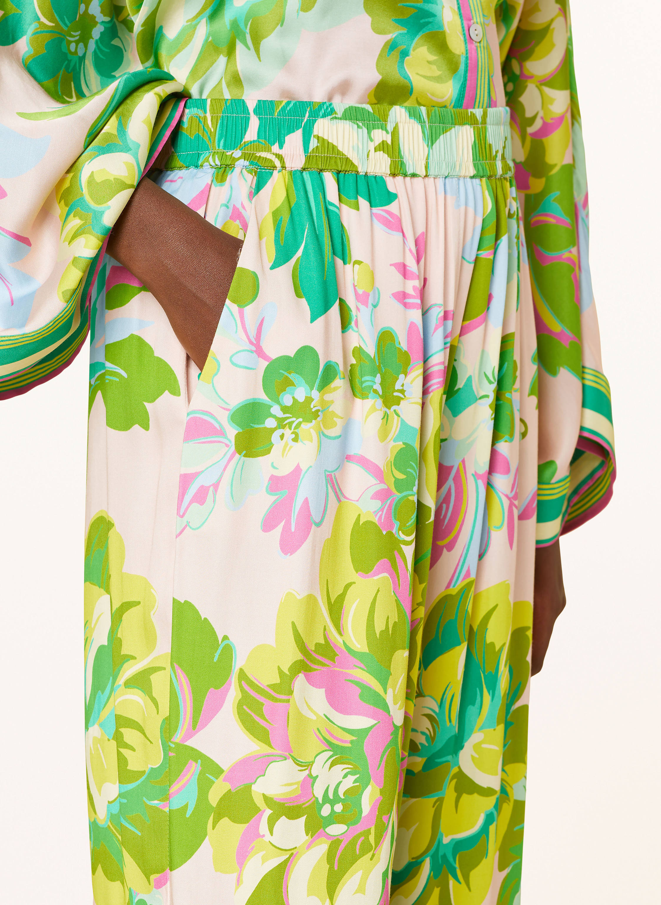 Thumbnail - Yippie Hippie Satinhose rosa