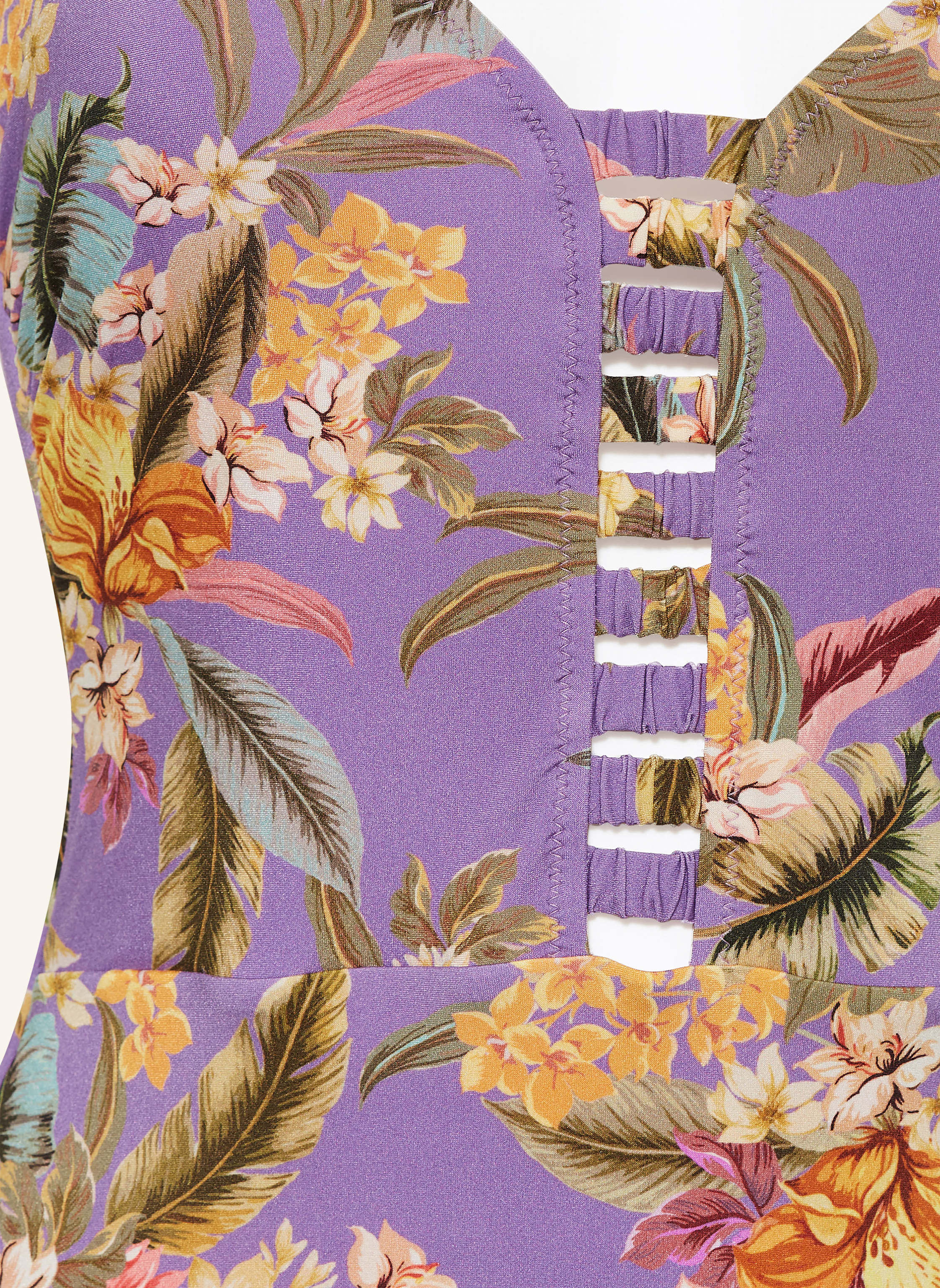 Thumbnail - Watercult Neckholder-Badeanzug Dreamscape Tropics lila