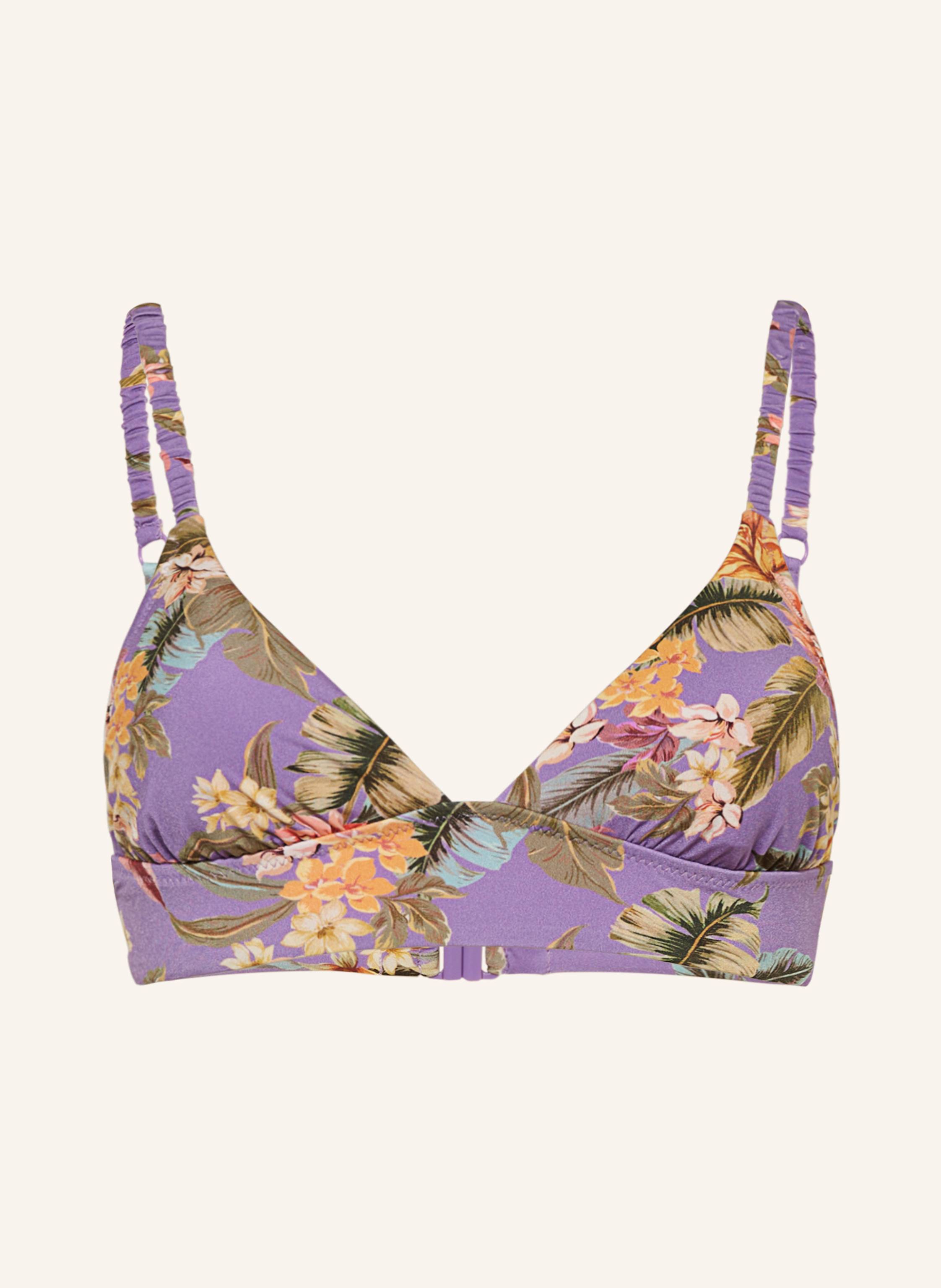Watercult Bralette-Bikini-Top Dreamscape Tropics lila