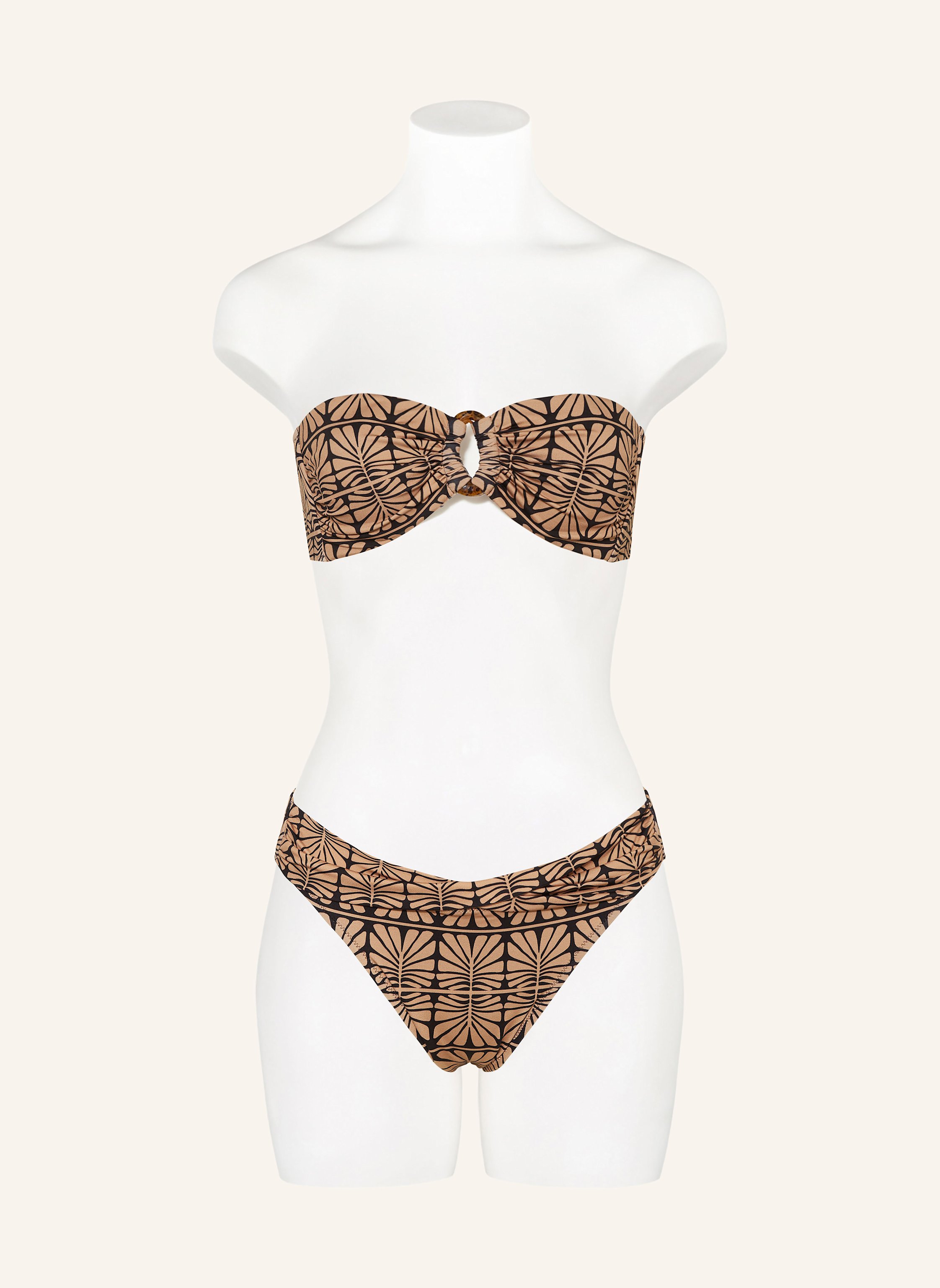 Thumbnail - Watercult Bandeau-Bikini-Top Artisan Vibe braun