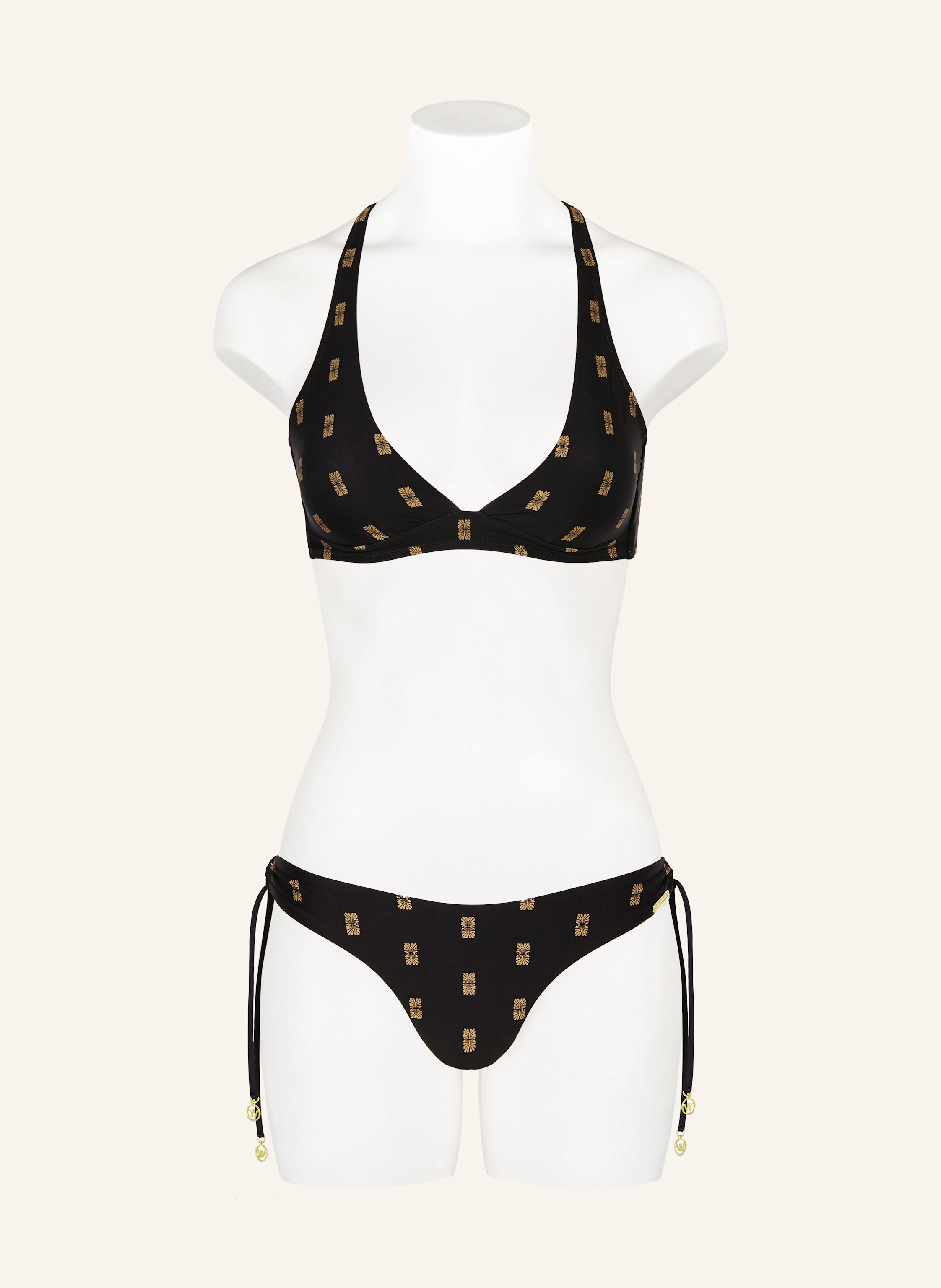 Thumbnail - Watercult Bralette-Bikini-Top Microcraft schwarz