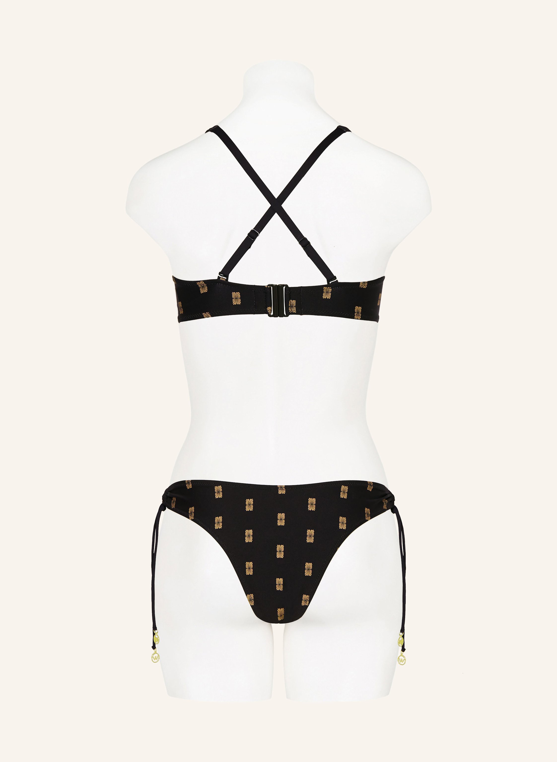 Thumbnail - Watercult Bralette-Bikini-Top Microcraft schwarz